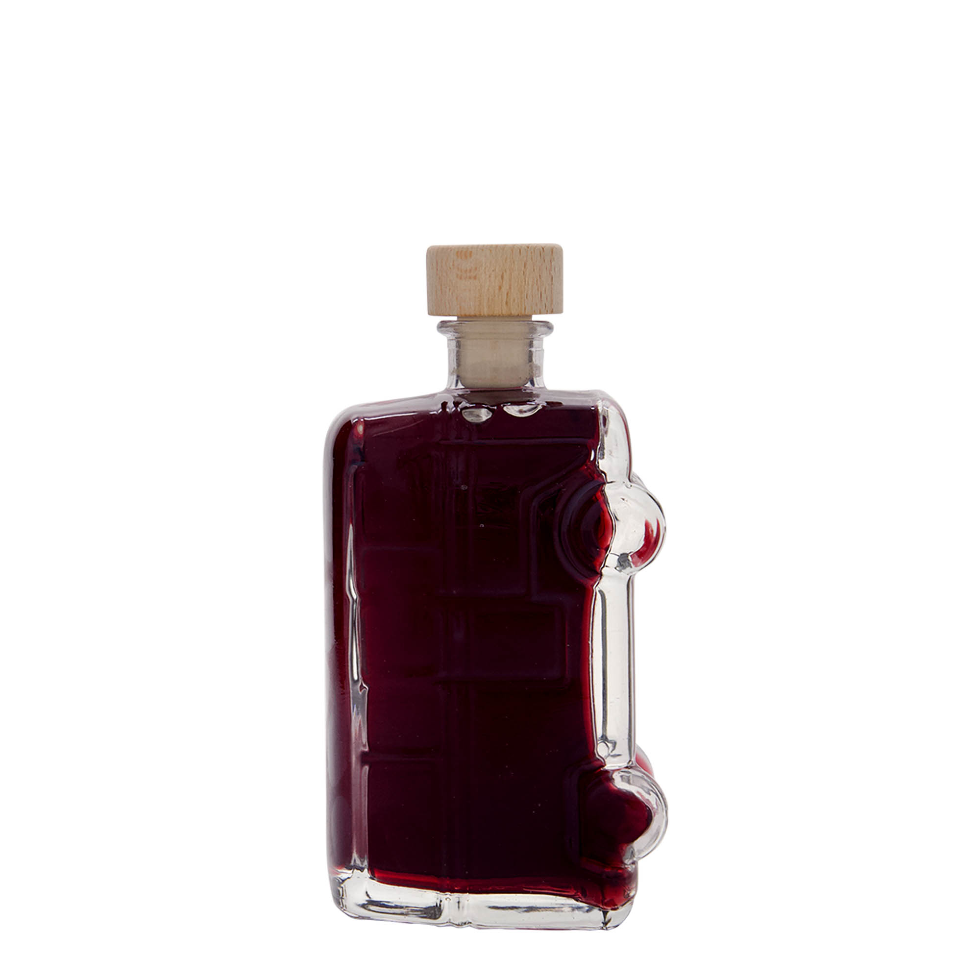 200 ml lasipullo 'Bulli', suuaukko: korkki