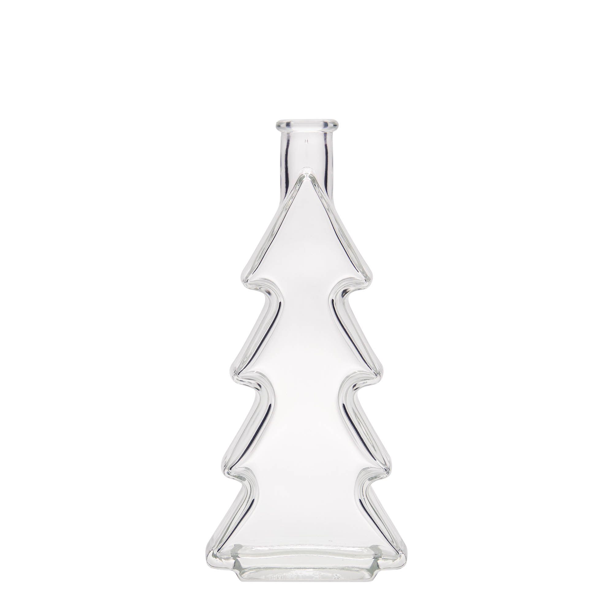 200 ml lasipullo 'Joulukuusi', suu: korkki