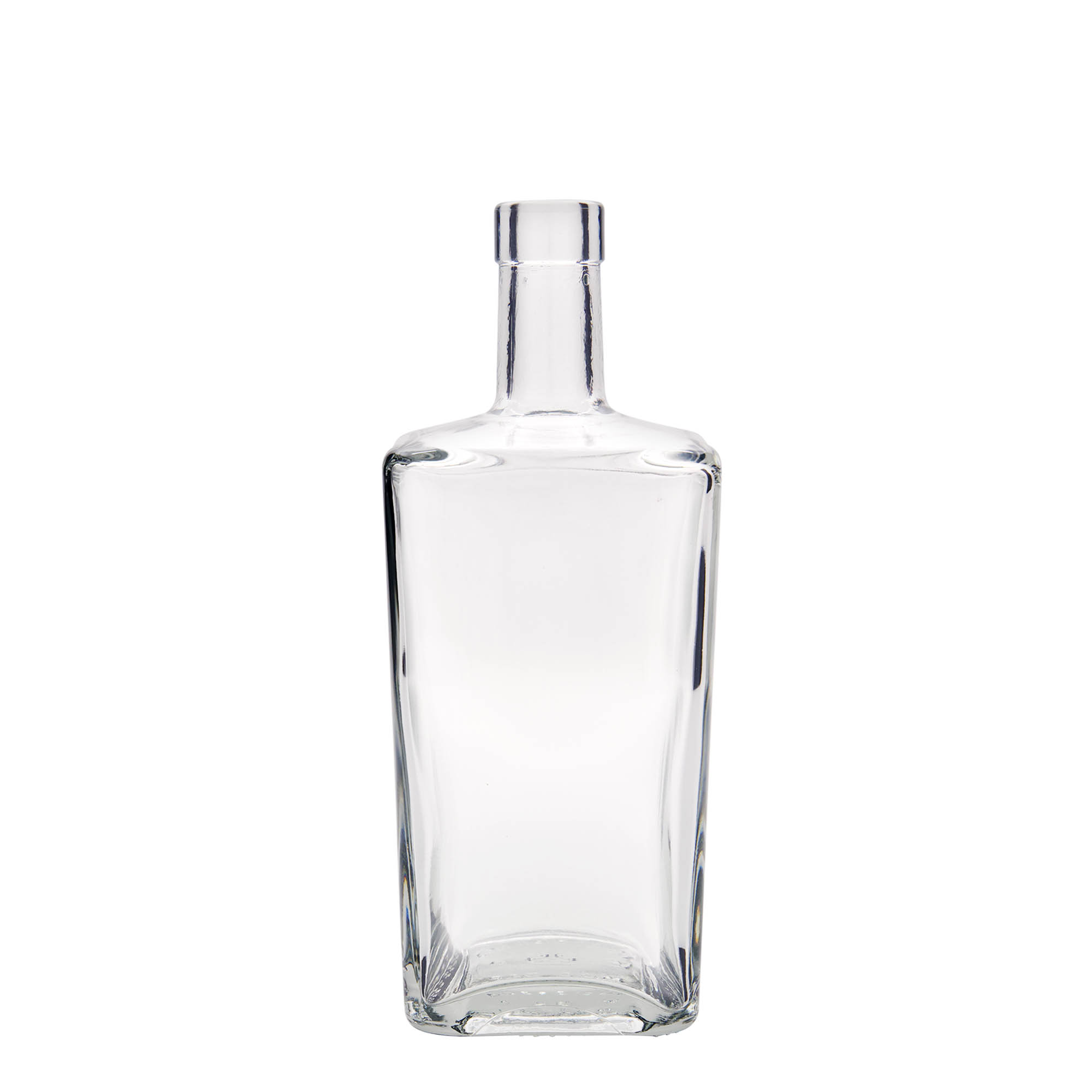 700 ml lasipullo ”Noel”, neliömäinen, suuaukko: korkki