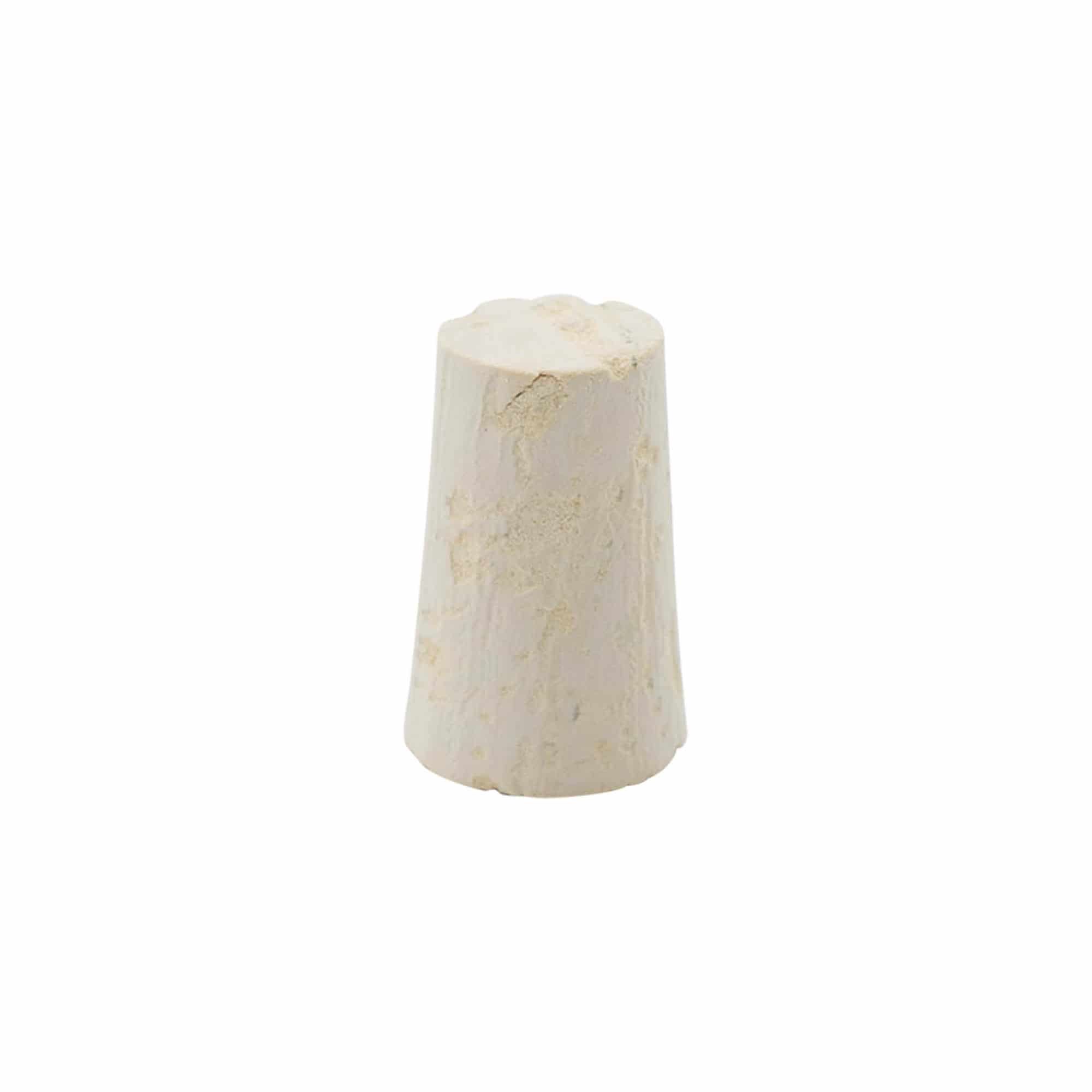 Suippo korkki 17-21 x 33, puristettava korkki, beige, suu: korkki