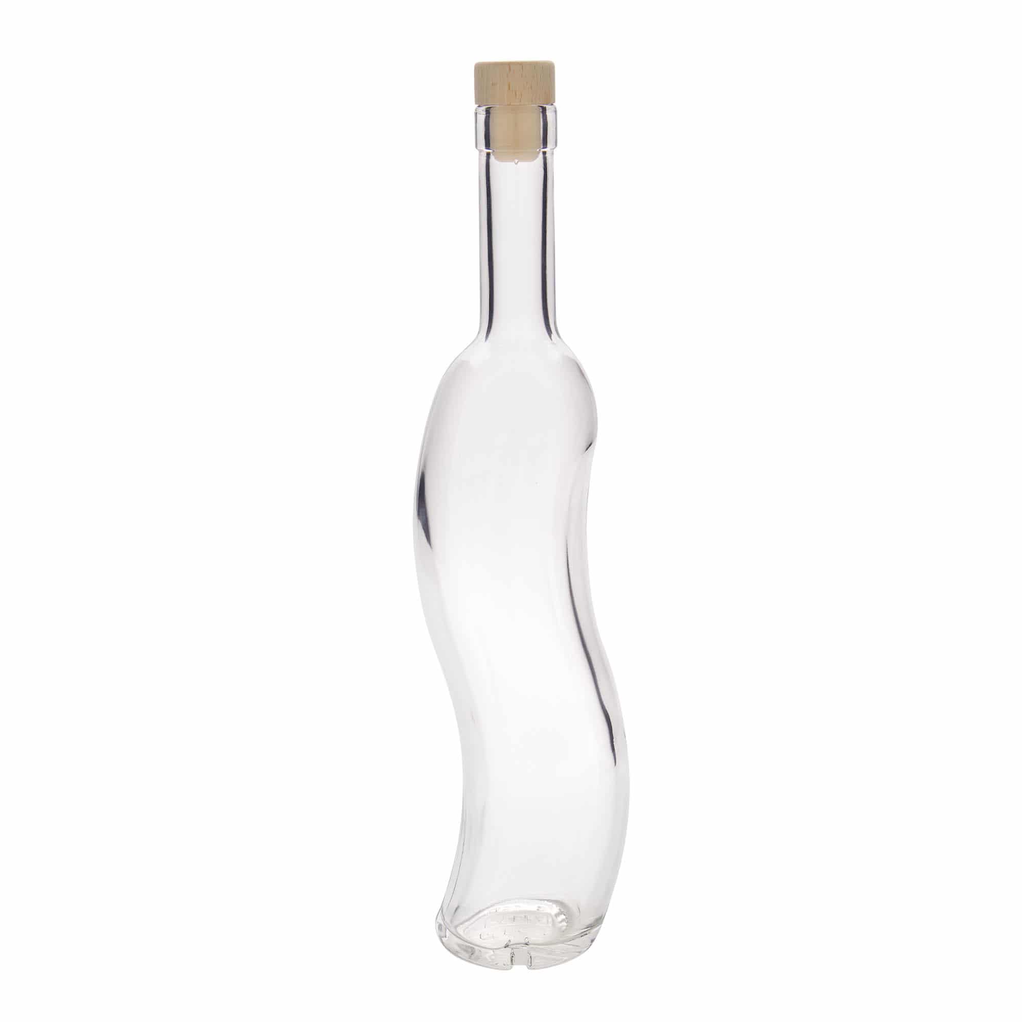 500 ml lasipullo 'La-Ola', puolipyöreä, suuaukko: korkki