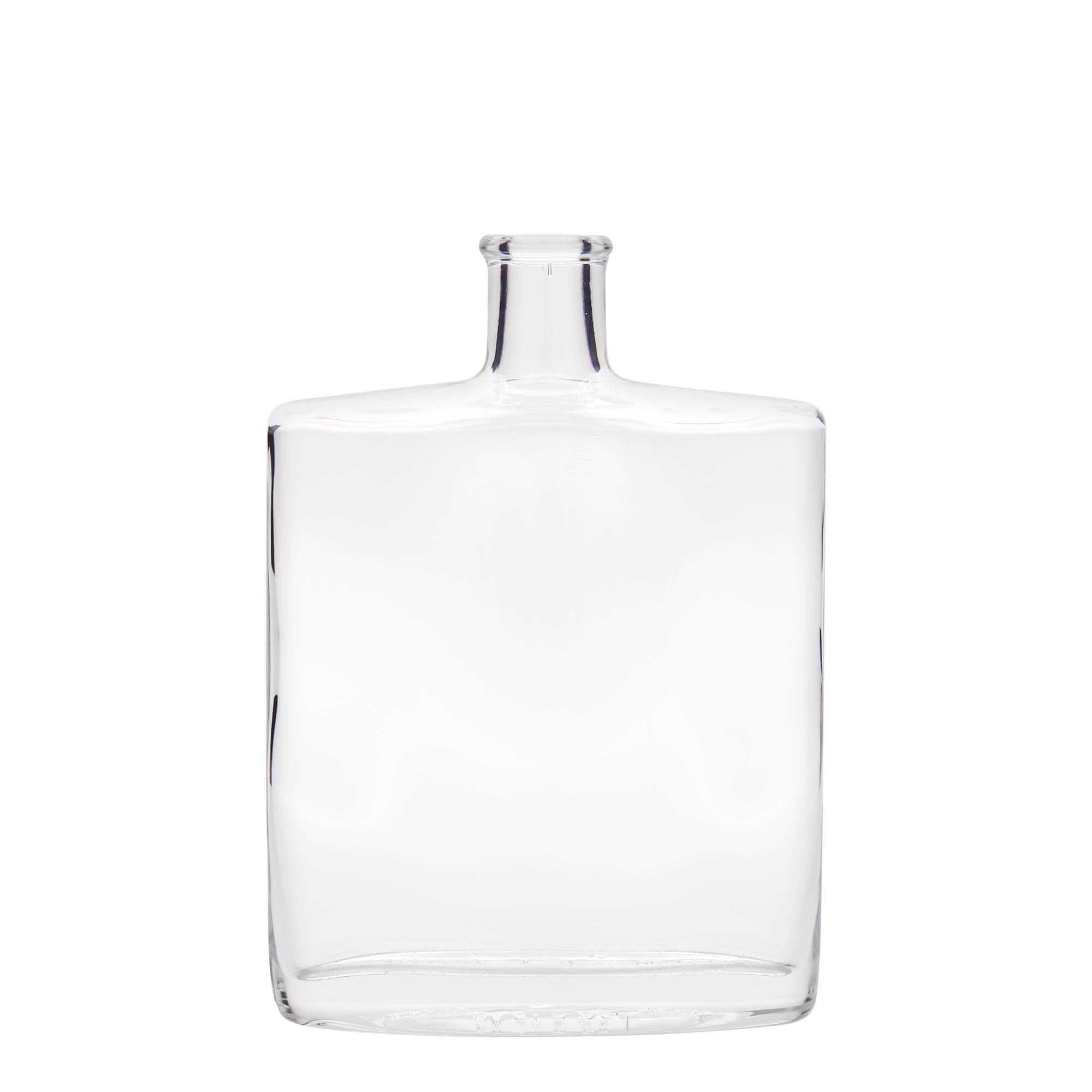 500 ml lasipullo ”Zorbas”, soikea, suuaukko: korkki