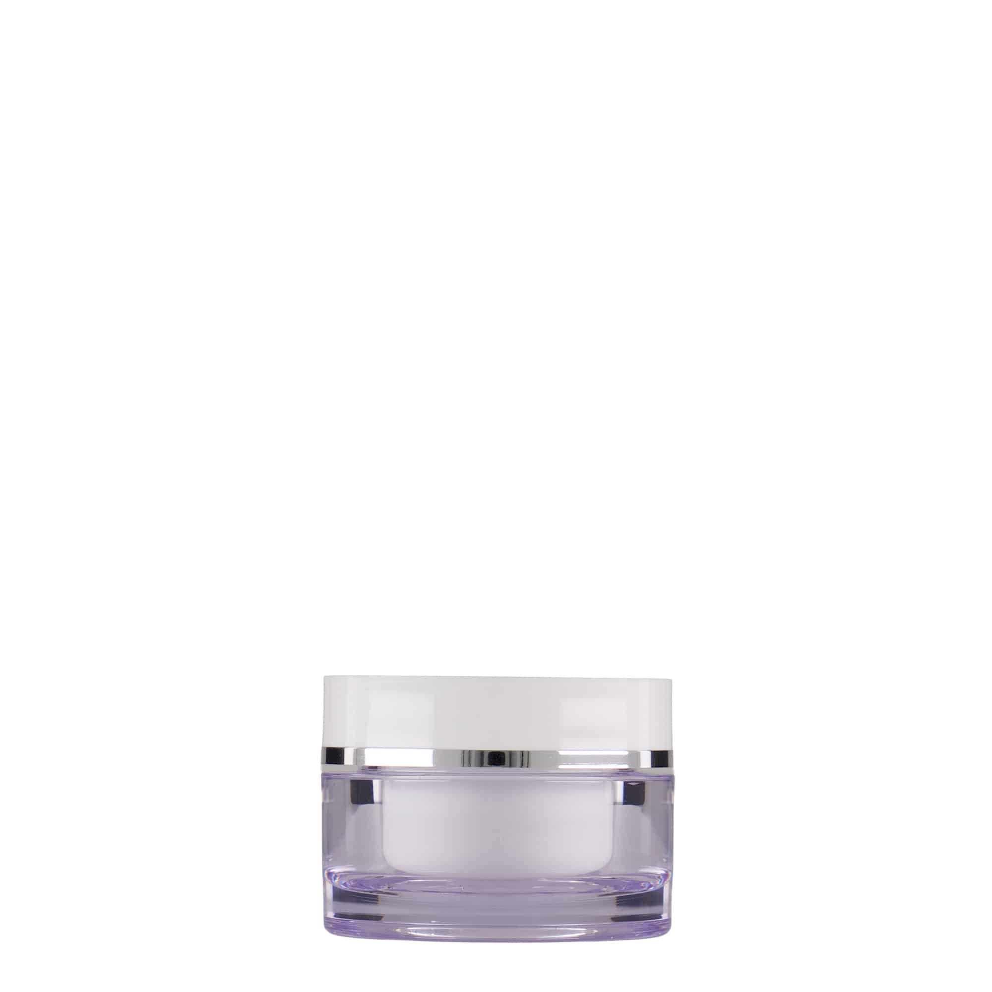 10 ml rasia, SAN-muovi, valk., suu: Kierrekorkki