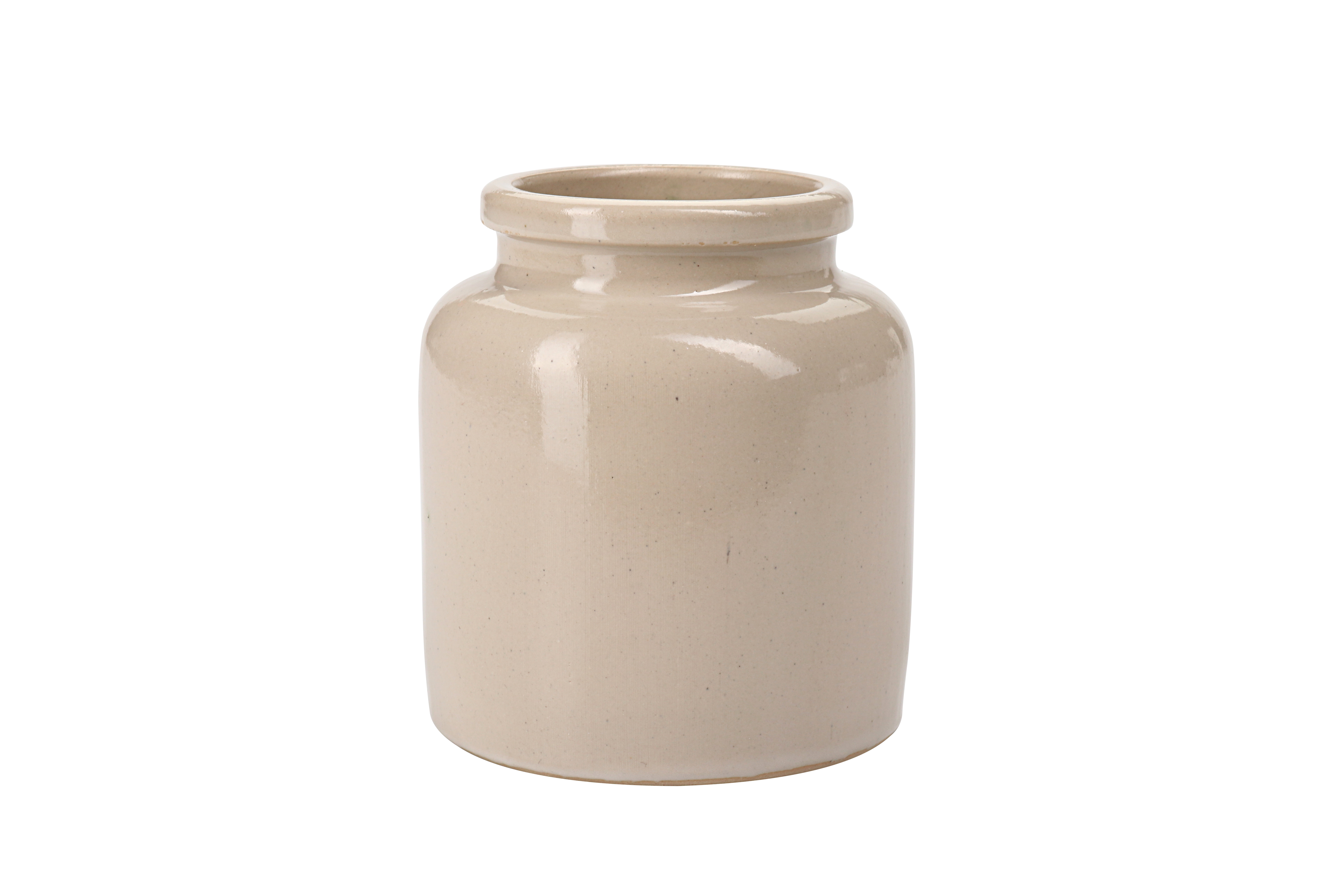 270 ml saviastiapurkki, keramiikka, beige, suuaukko: käännettävä kansi