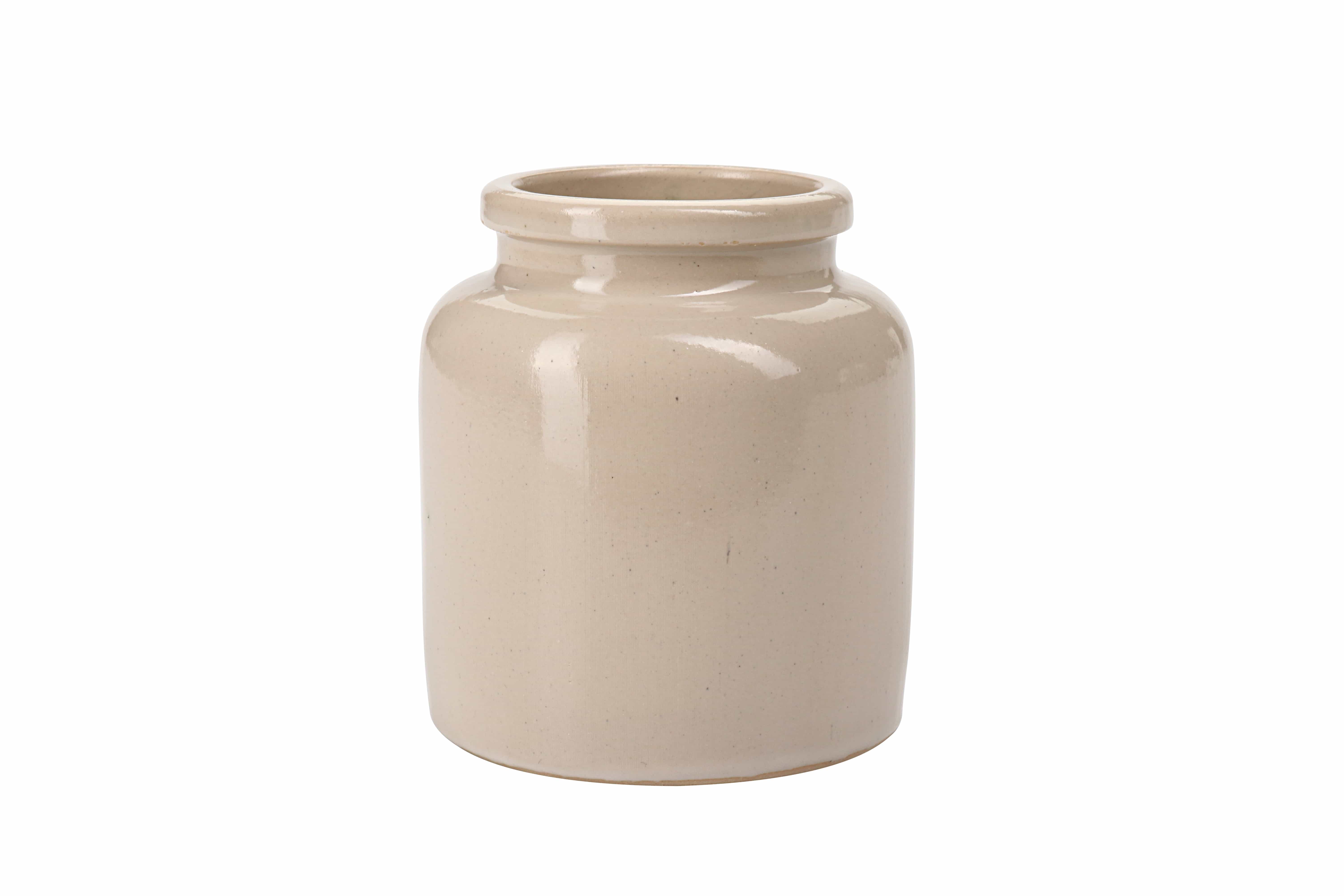 270 ml saviastiapurkki, keramiikka, beige, suuaukko: käännettävä kansi