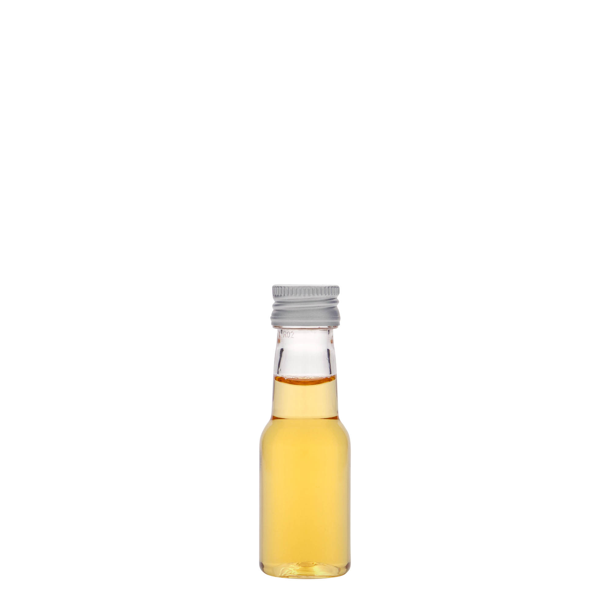 20 ml PET-pullo 'Theo', muovia, suuaukko: PP 18