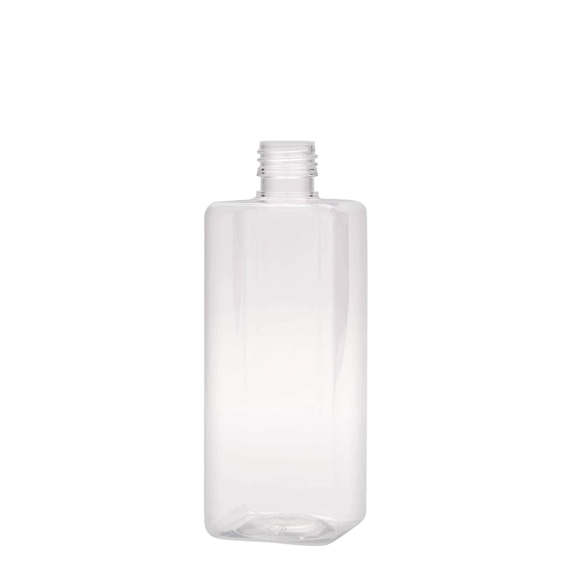 500 ml PET-pullo 'Karl', neliömäinen, muovia, suuaukko: PP 28