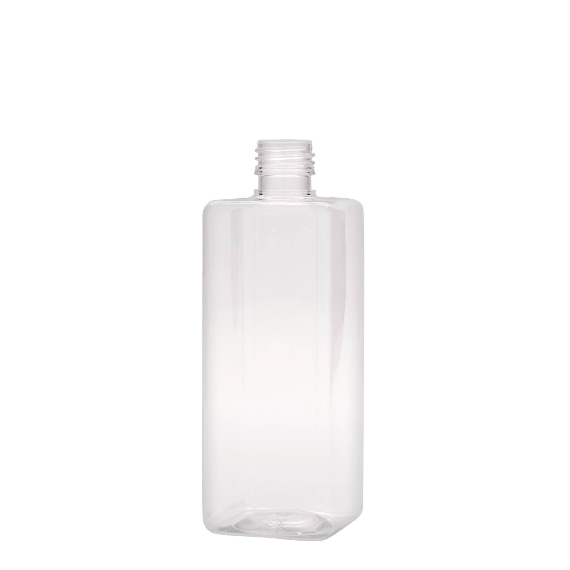 500 ml PET-pullo 'Karl', neliömäinen, muovia, suuaukko: PP 28 500 ml PET-pullo 'Karl', neliömäinen, muovia, suuaukko: PP 28