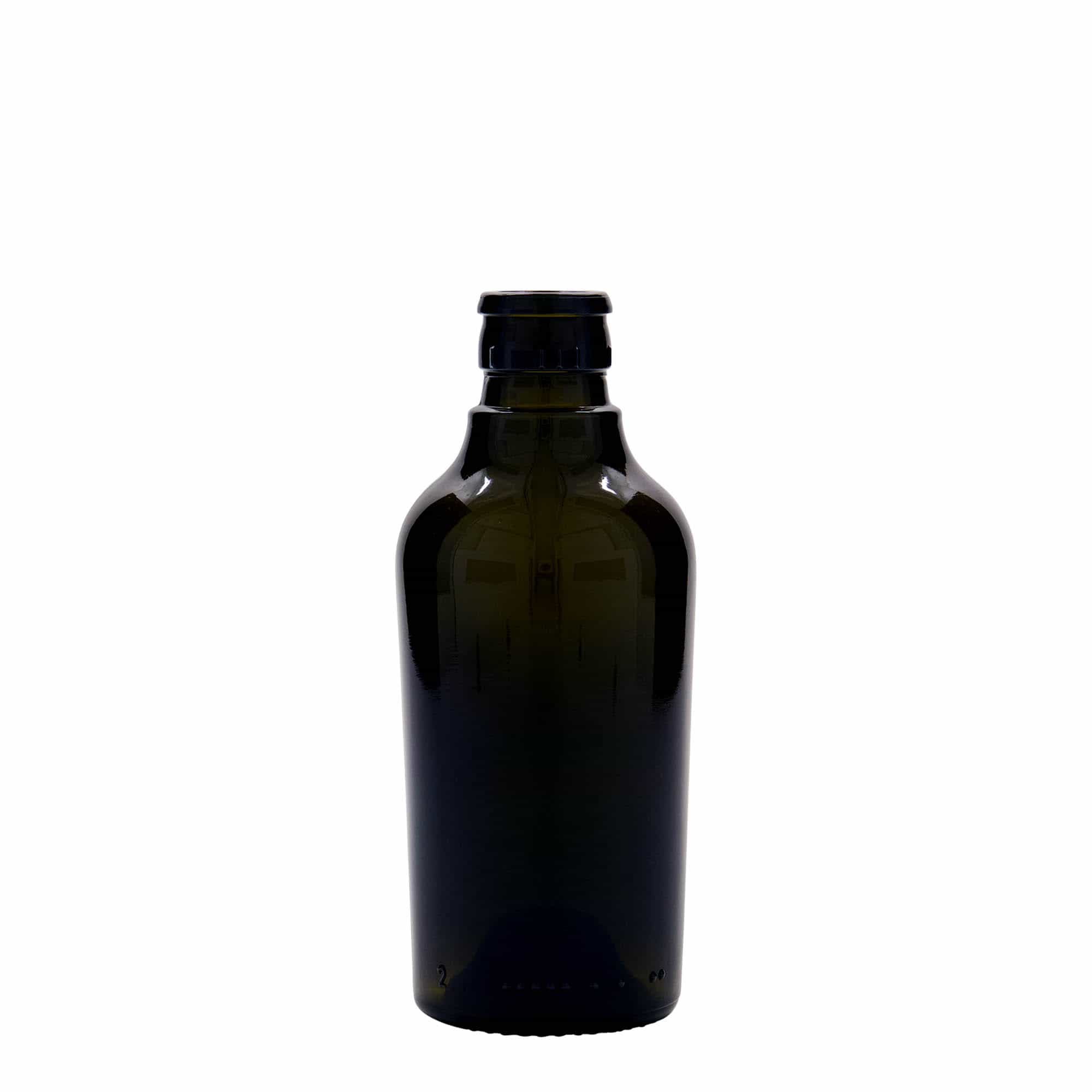 250 ml etikka-/öljypullo 'Oleum', lasi, antiikinvihreä, suu: DOP 250 ml etikka-/öljypullo 'Oleum', lasi, antiikinvihreä, suu: DOP