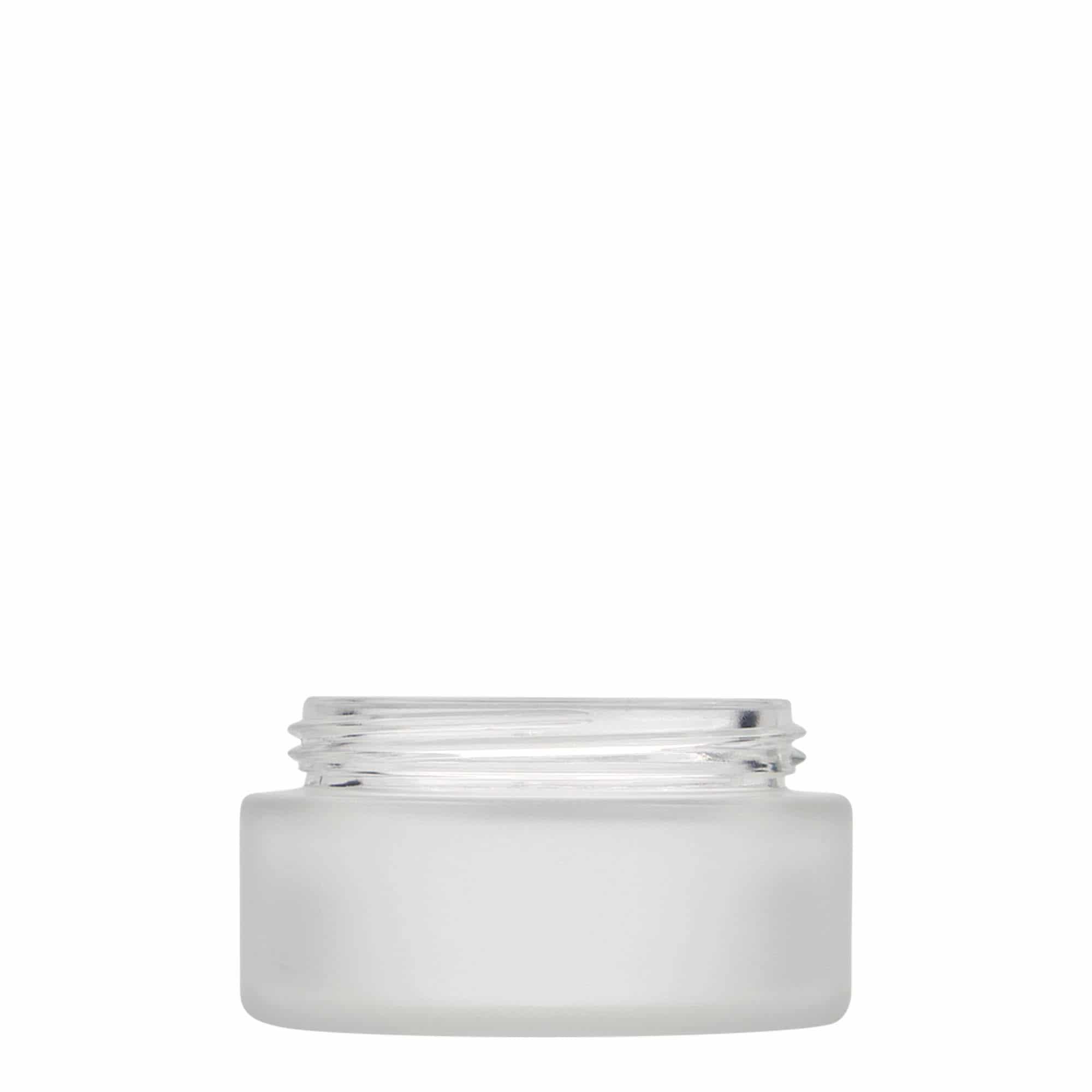 100 ml rasia 'Platin Edition', lasi, huurrettu, suu: Kierrekorkki 100 ml rasia 'Platin Edition', lasi, huurrettu, suu: Kierrekorkki