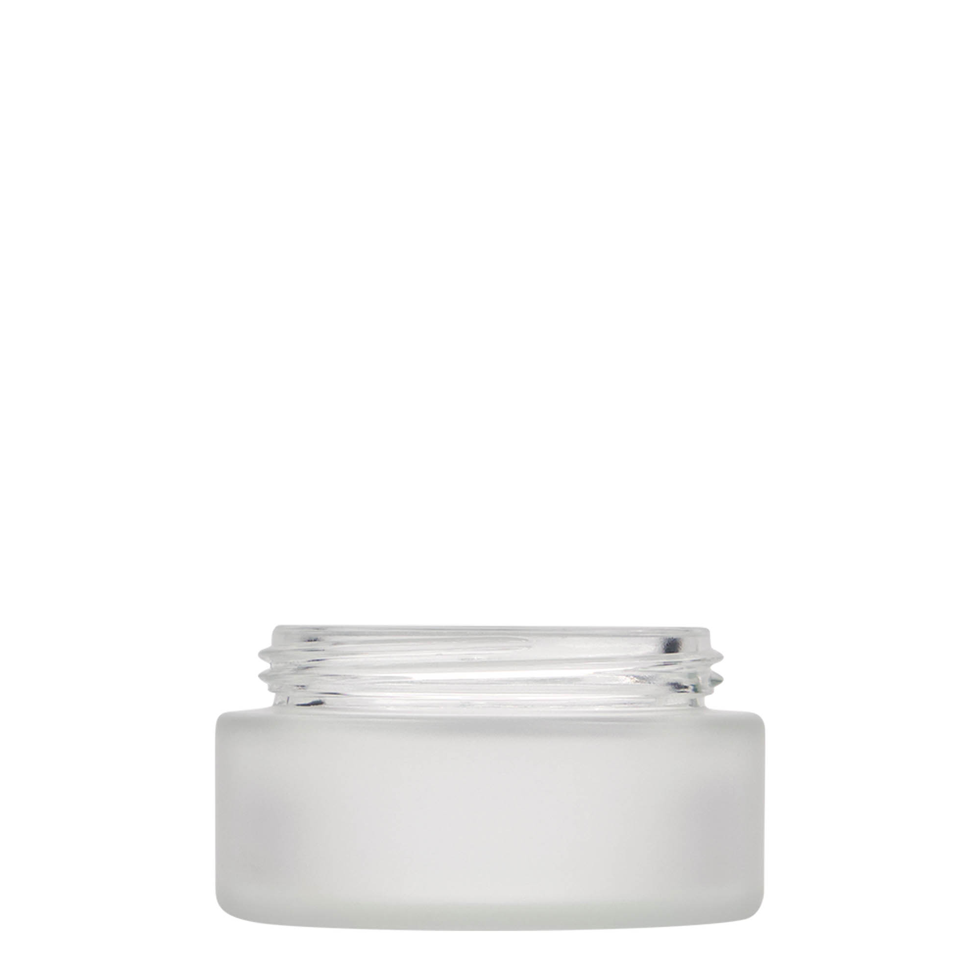 100 ml purkki 'Platin Edition', lasia, huurrettu, suuaukko: ruuvikorkki