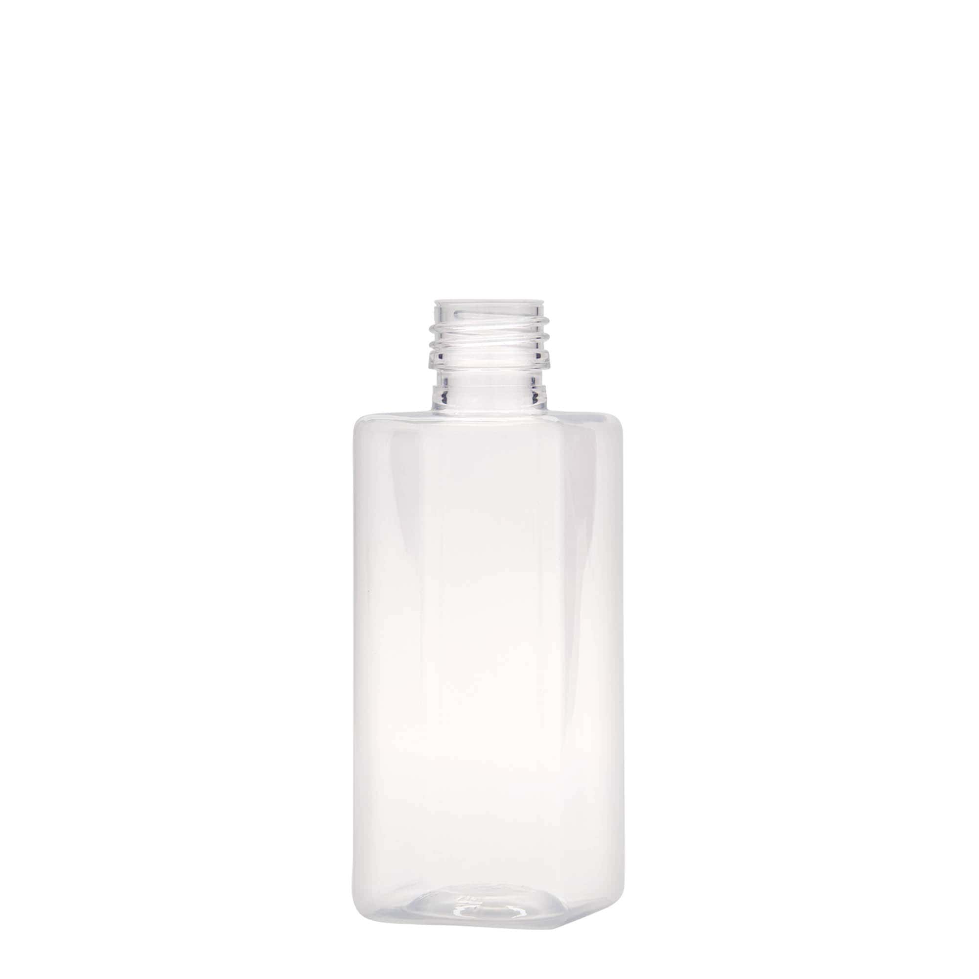 250 ml PET-pullo ”Karl”, nelikulmainen, muovia, suuaukko: PP 28