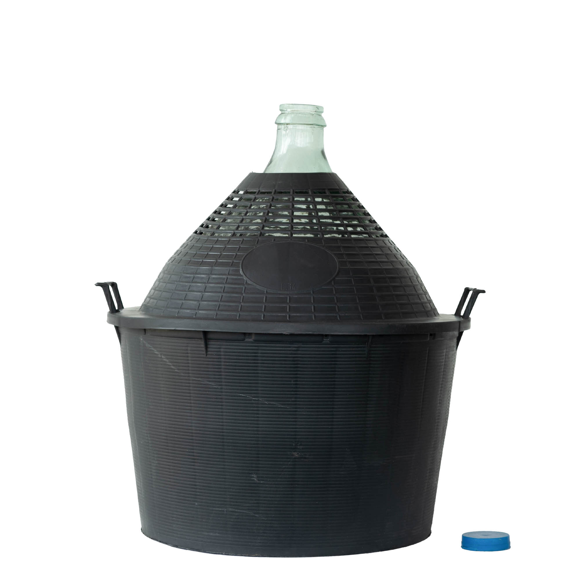 34 l pallopullo kapealla kaulalla, lasia, suuaukko: päällyskansi 34 l pallopullo kapealla kaulalla, lasia, suuaukko: päällyskansi