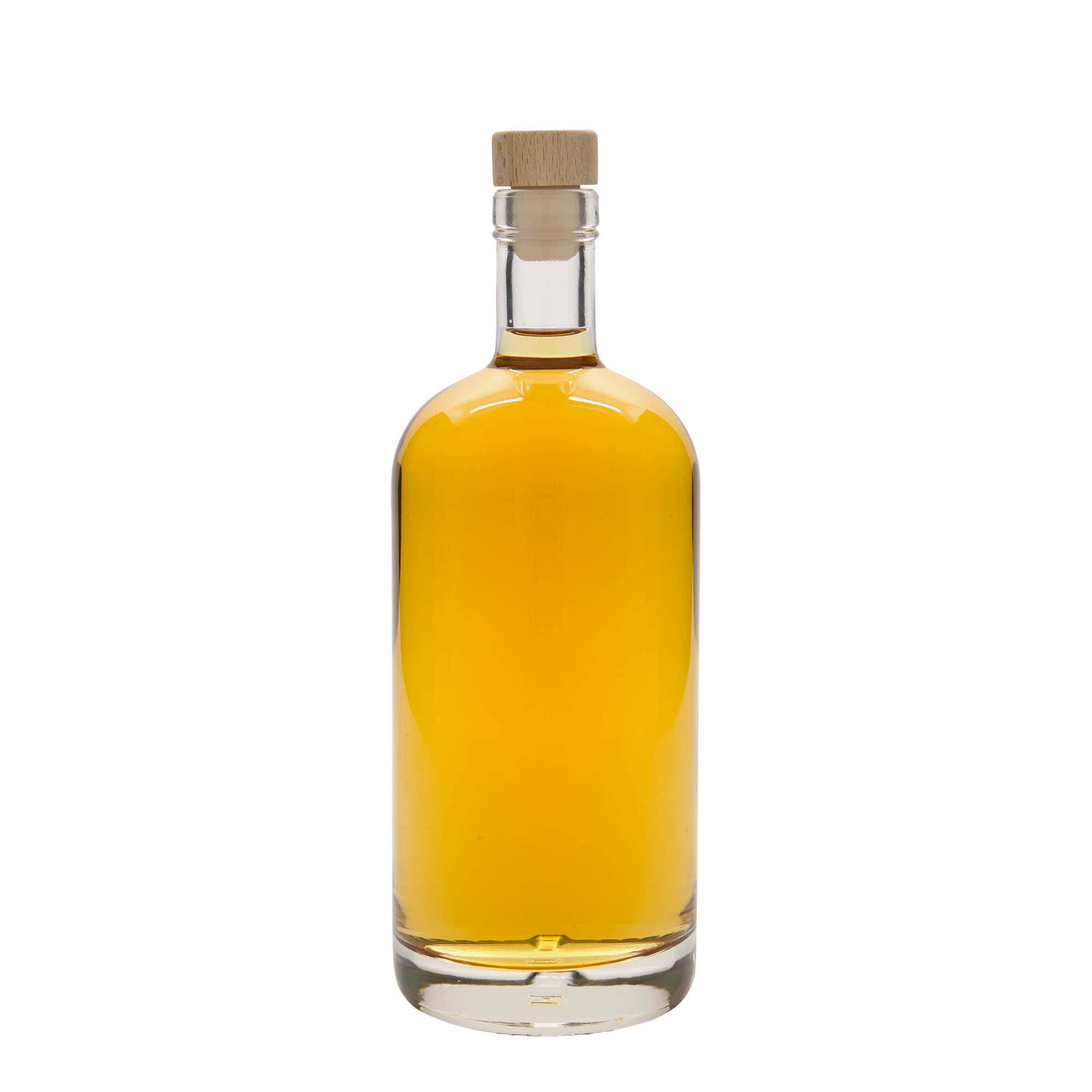 700 ml lasipullo 'Linea Uno', suu: korkki
