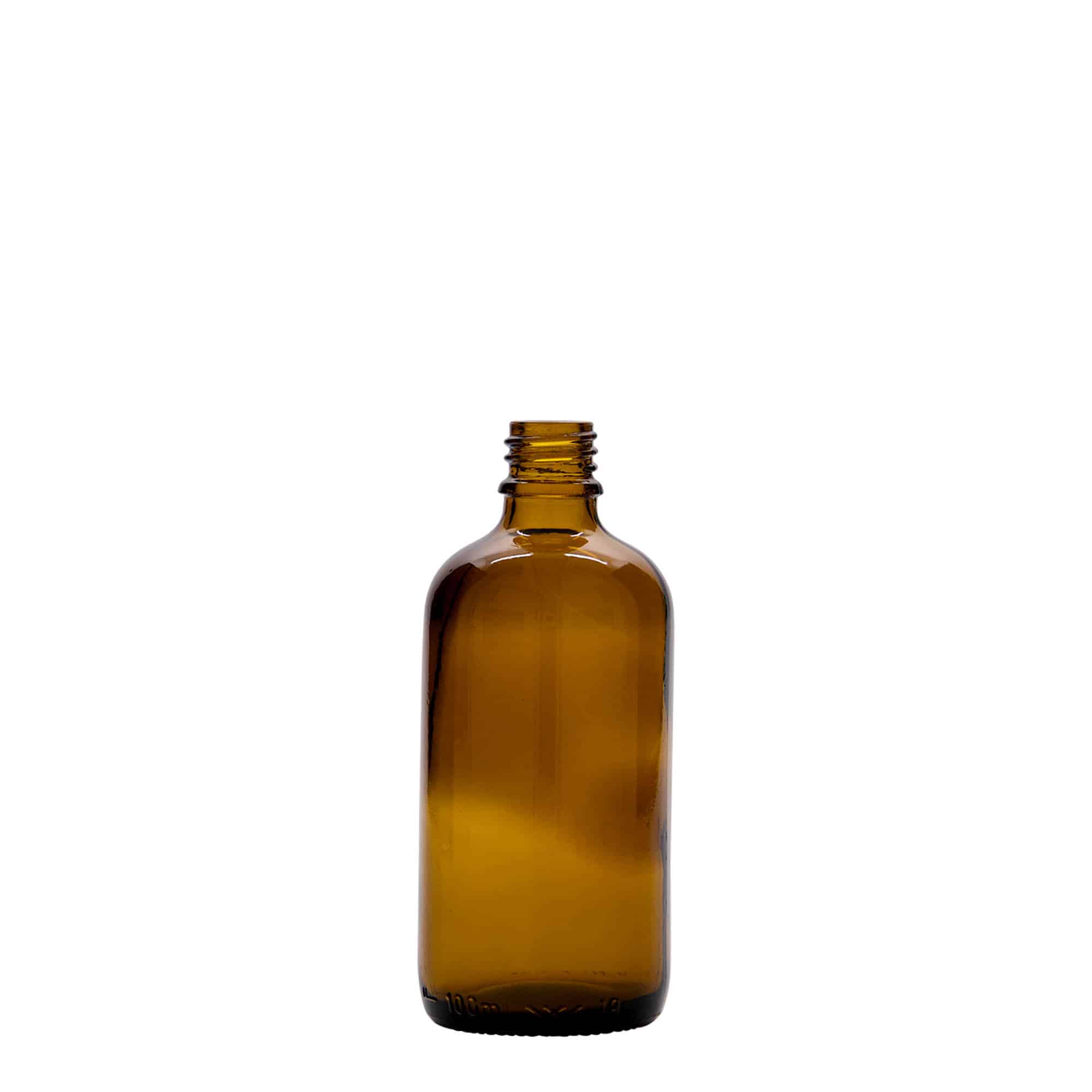 100 ml lääkepullo, lasi, ruskea, suu: DIN 18 100 ml lääkepullo, lasi, ruskea, suu: DIN 18