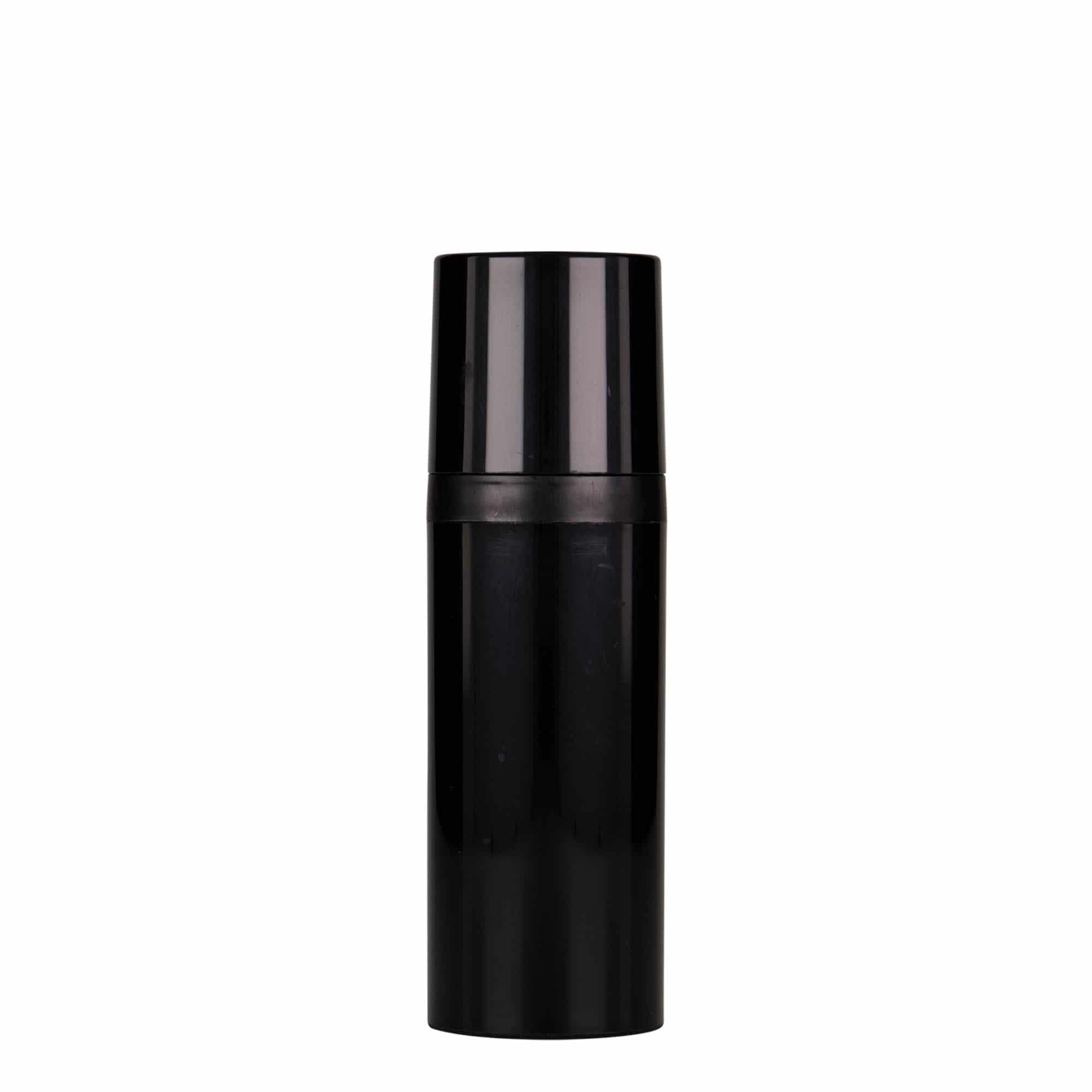 50 ml Airless Dispenser 'Mezzo', PP-muovi, musta