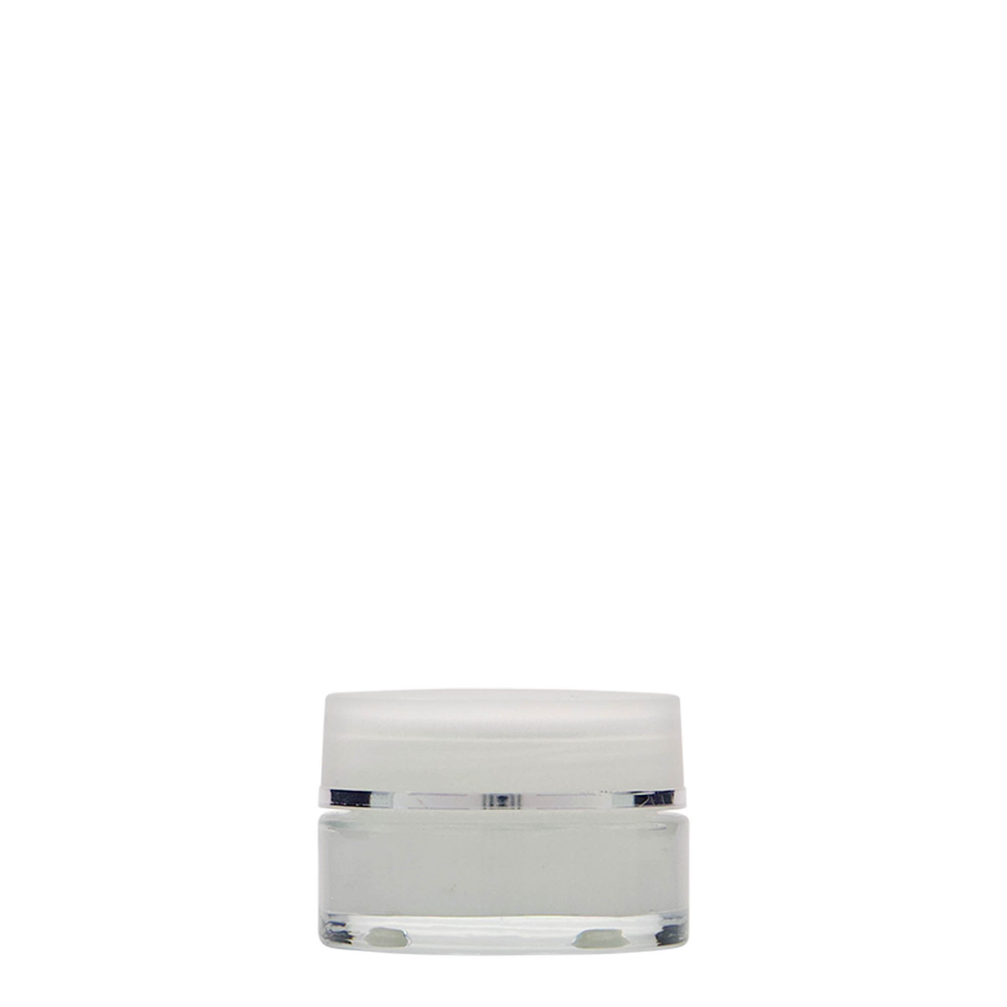 15 ml purkki 'Clear Edition', lasia, suuaukko: ruuvikorkki