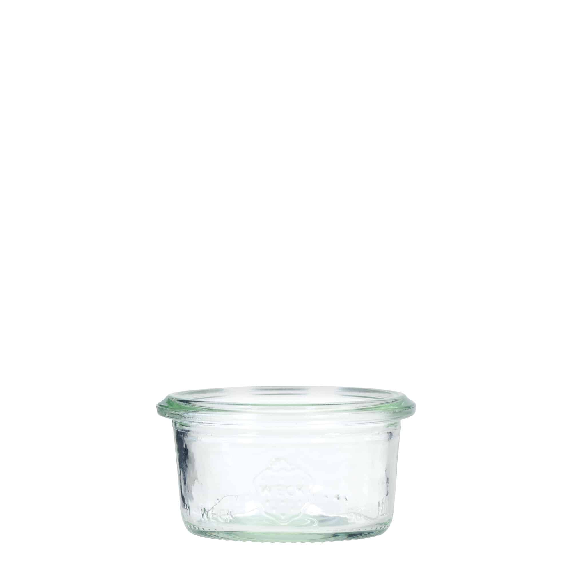 50 ml WECK sylinterimäinen lasipurkki, suu: pyöreä reuna 50 ml WECK sylinterimäinen lasipurkki, suu: pyöreä reuna