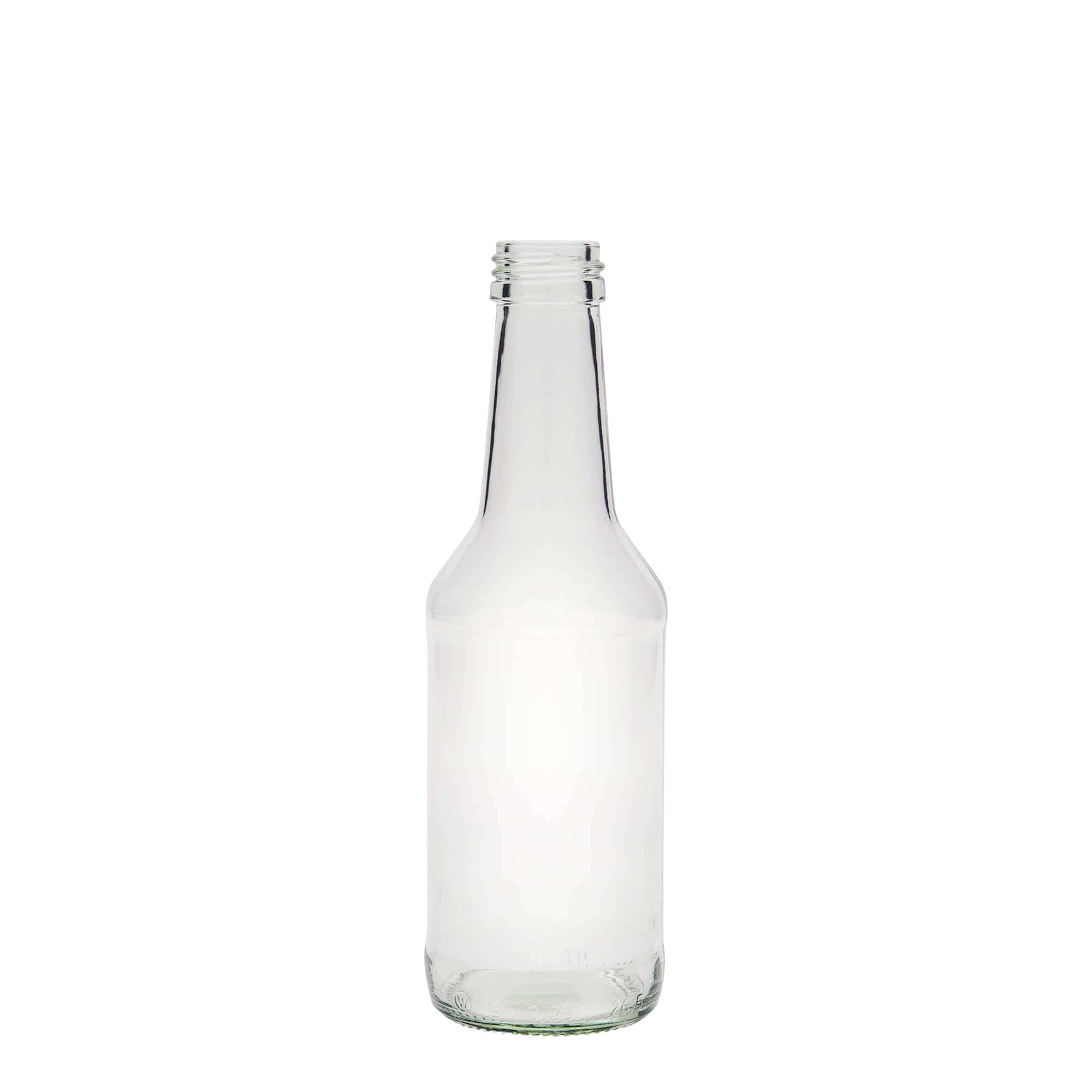 250 ml lasipullo 'Nils', suuaukko: PP 28