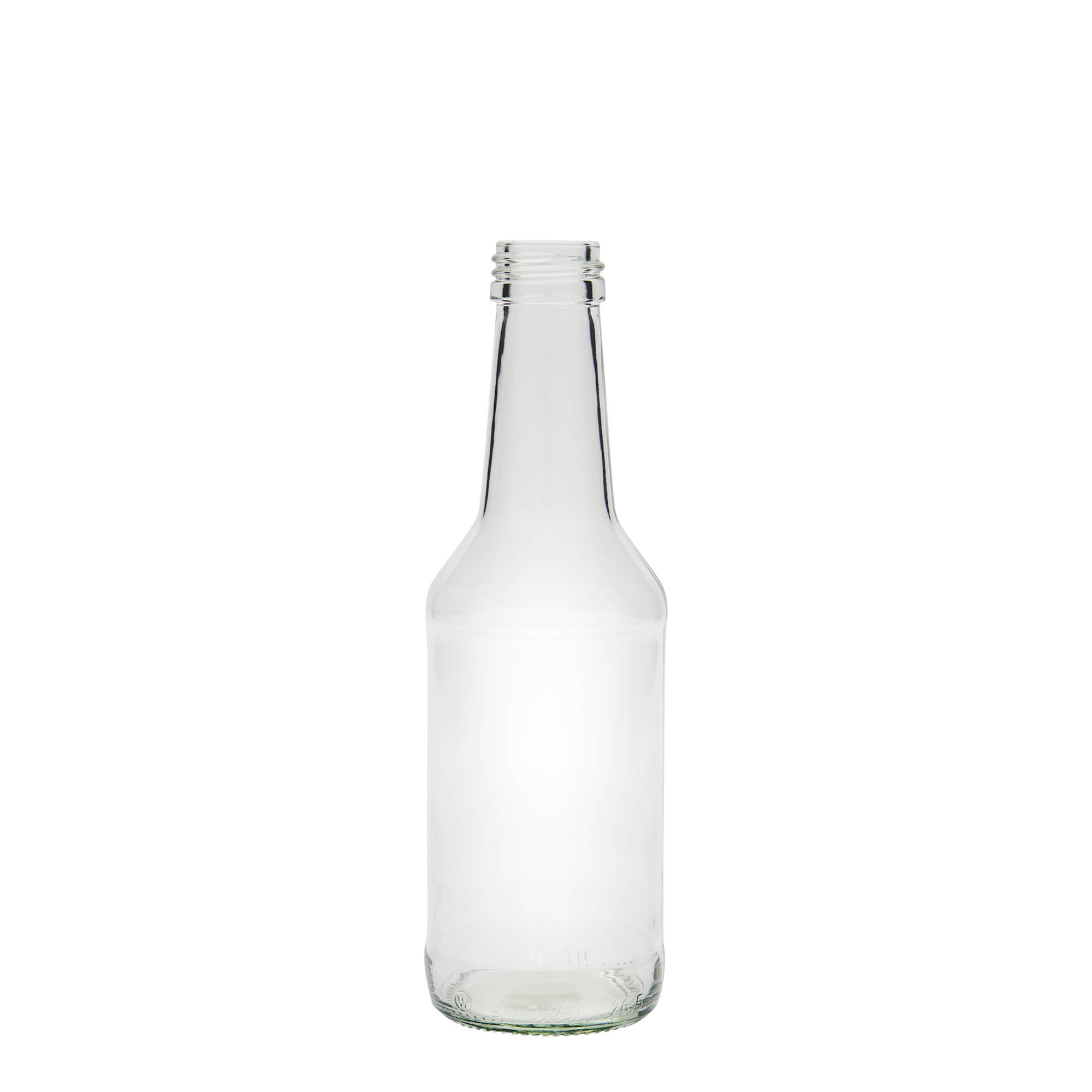 250 ml lasipullo 'Nils', suuaukko: PP 28