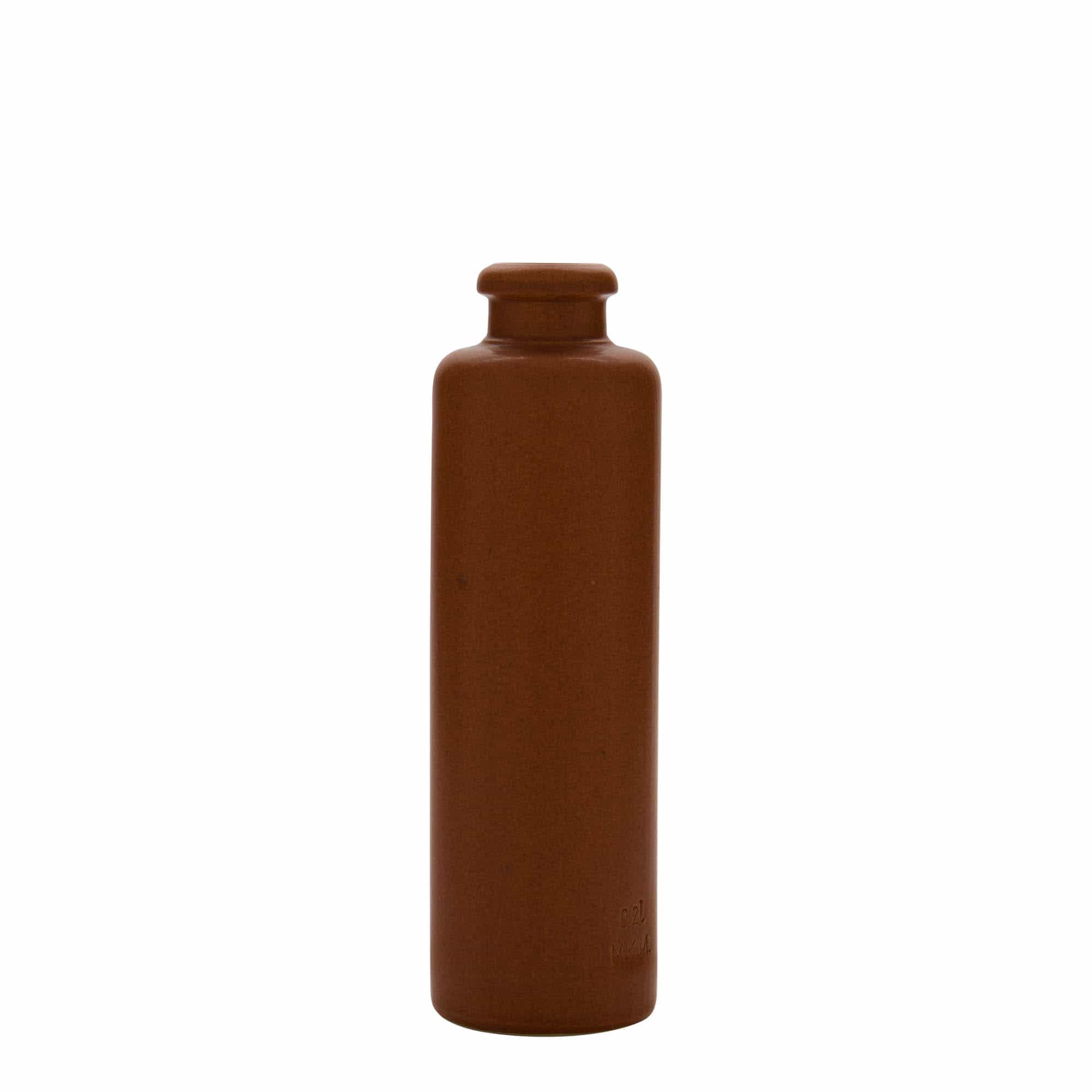 200 ml savituoppi, keraaminen, punaruskea, suu: korkki 200 ml savituoppi, keraaminen, punaruskea, suu: korkki