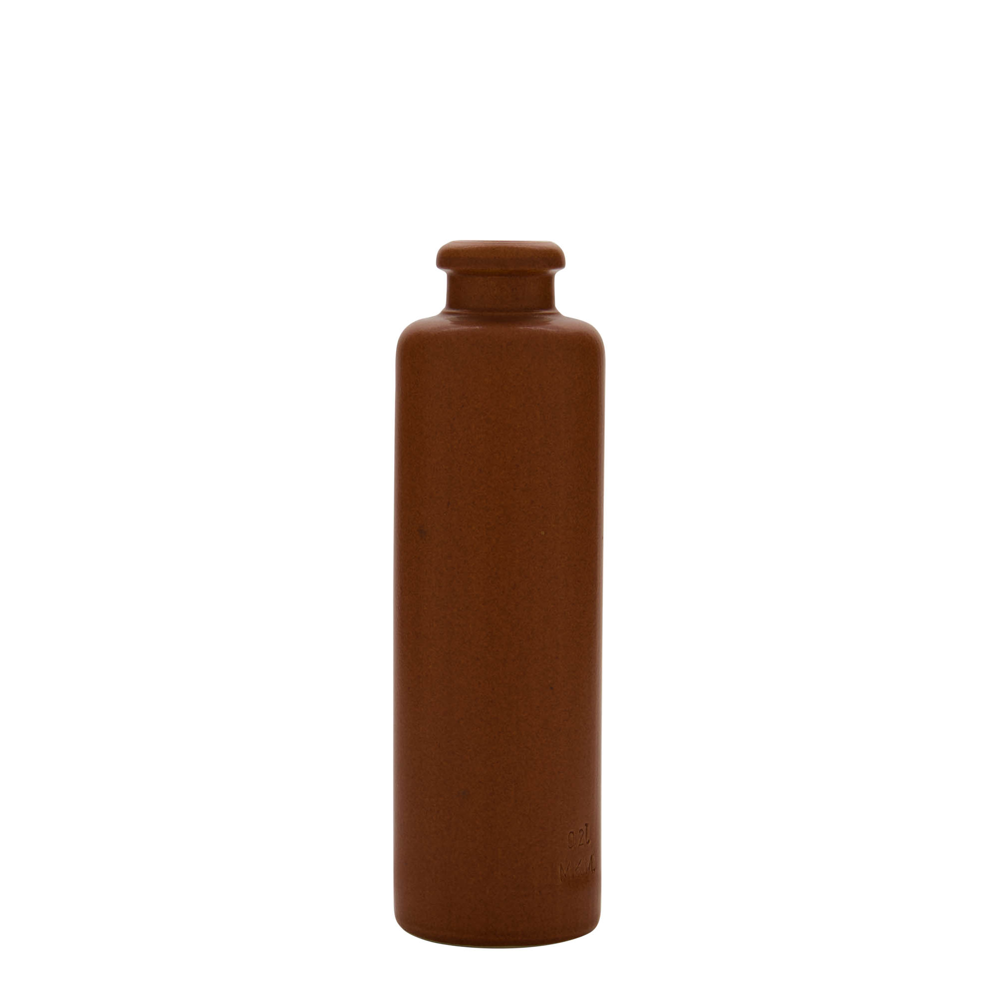 200 ml saviruukku, kivisavi, punaruskea, suuaukko: korkki