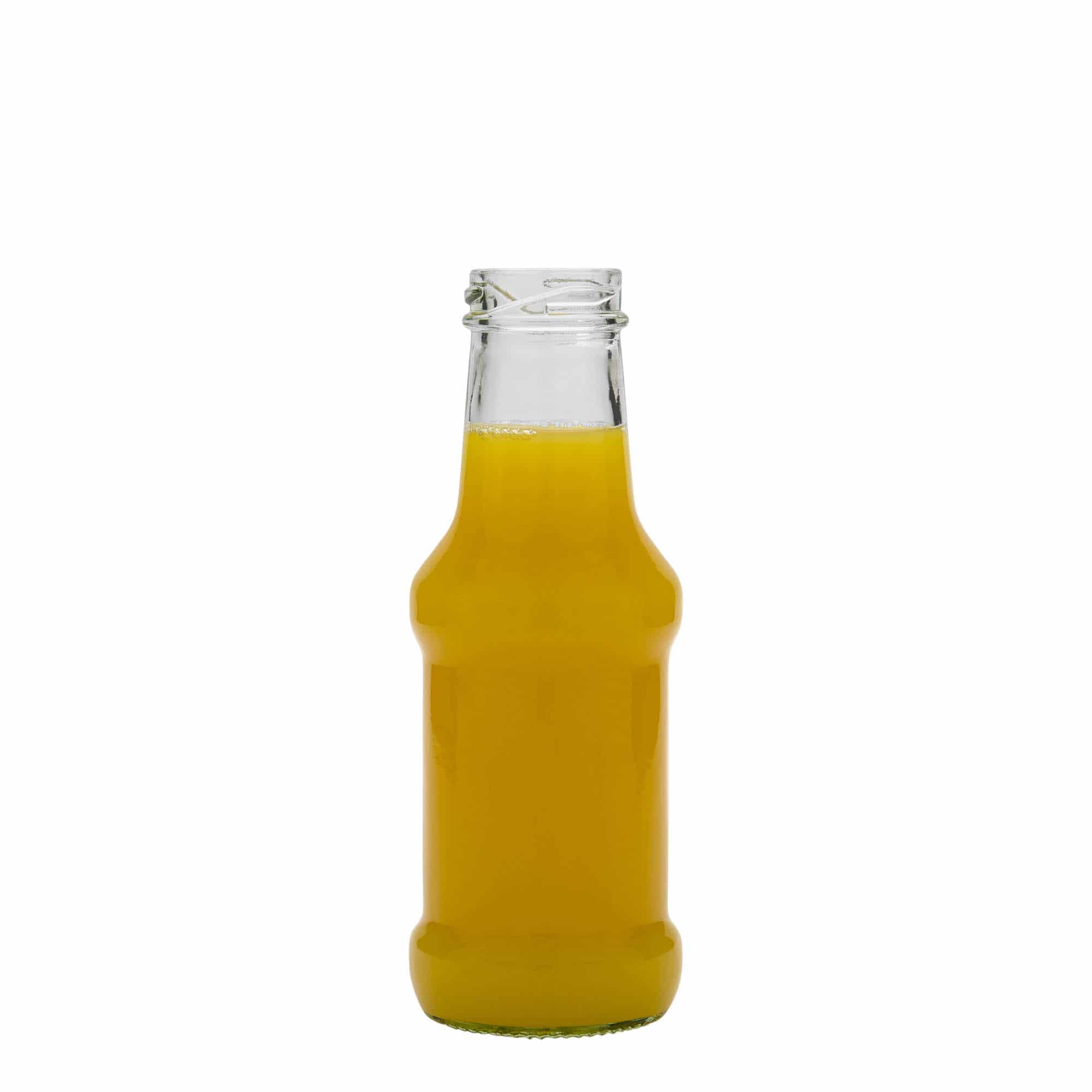 250 ml kastikepullo, lasi, suu: Twist-Off (TO 38)