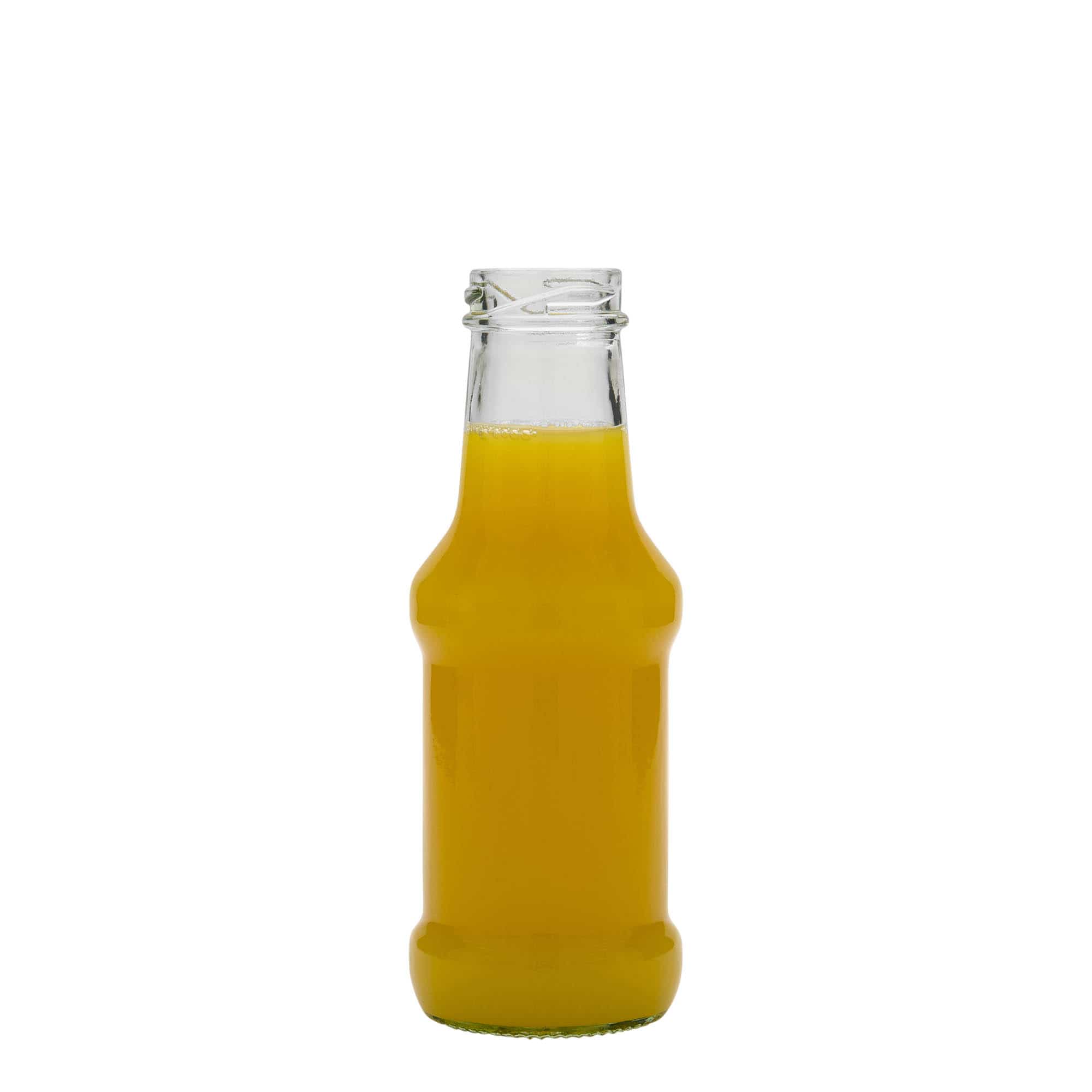 250 ml kastikepullo, lasia, suuaukko: Twist-Off (TO 38)