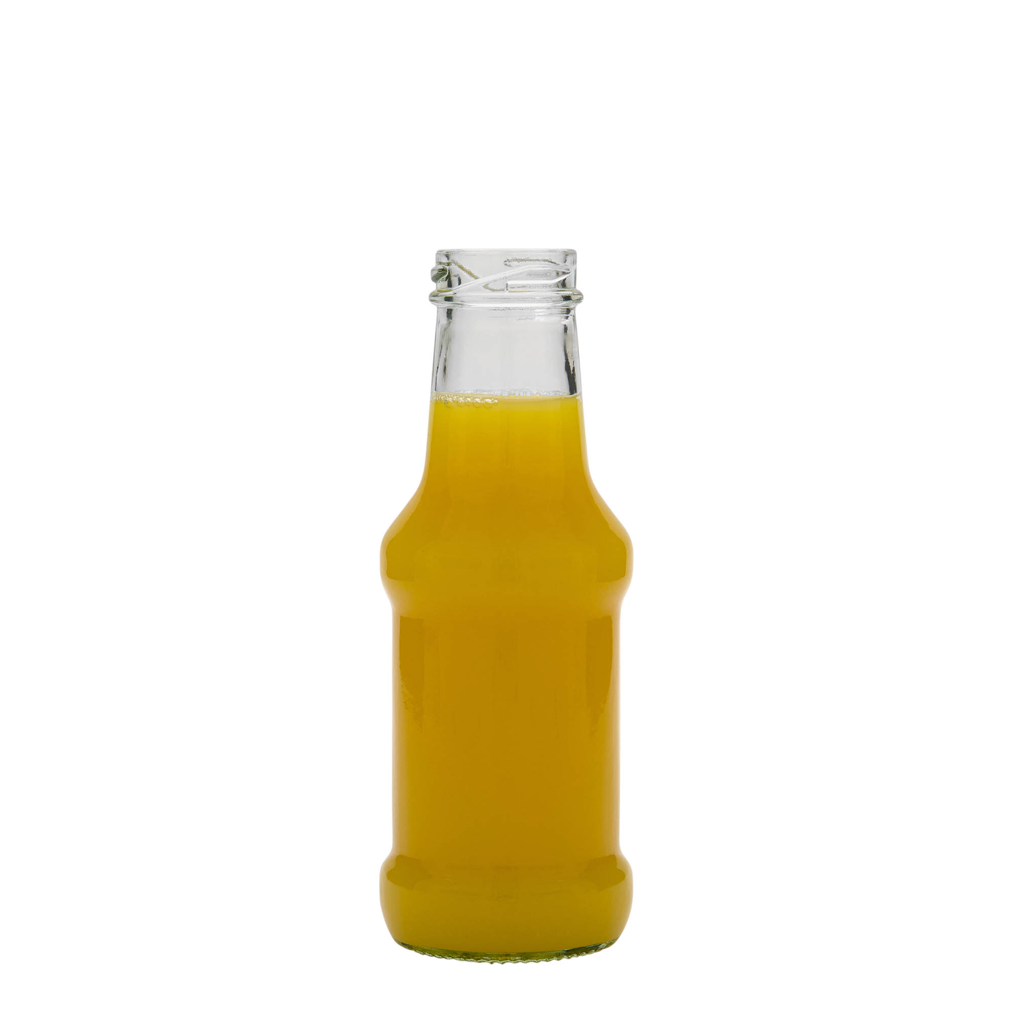 250 ml kastikepullo, lasia, suuaukko: Twist-Off (TO 38) 250 ml kastikepullo, lasia, suuaukko: Twist-Off (TO 38)