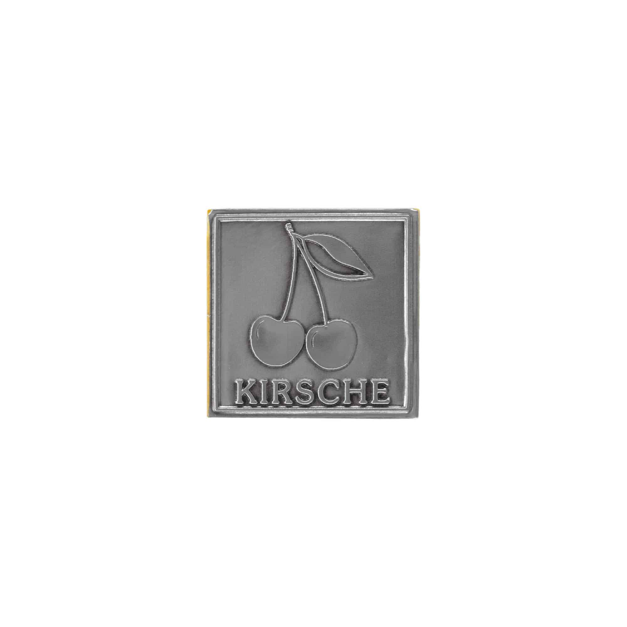 Lyijytarra 'Kirsikka', neliö, metalli, hopea