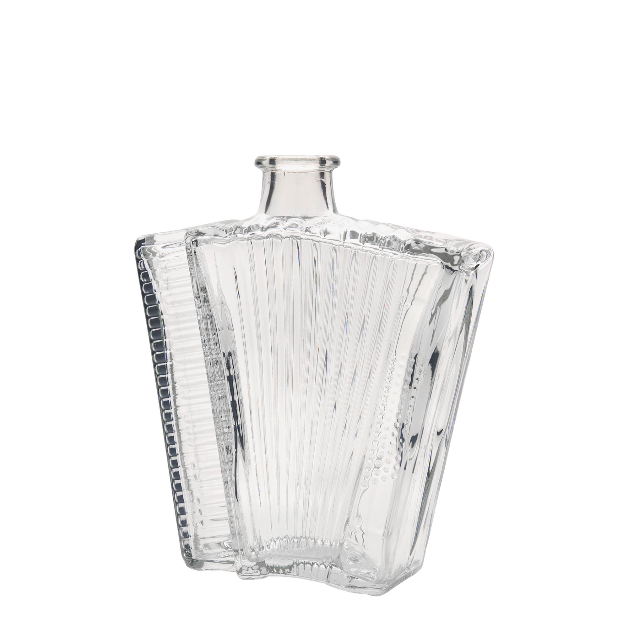 500 ml lasipullo ”Harmonikka”, suuaukko: korkki