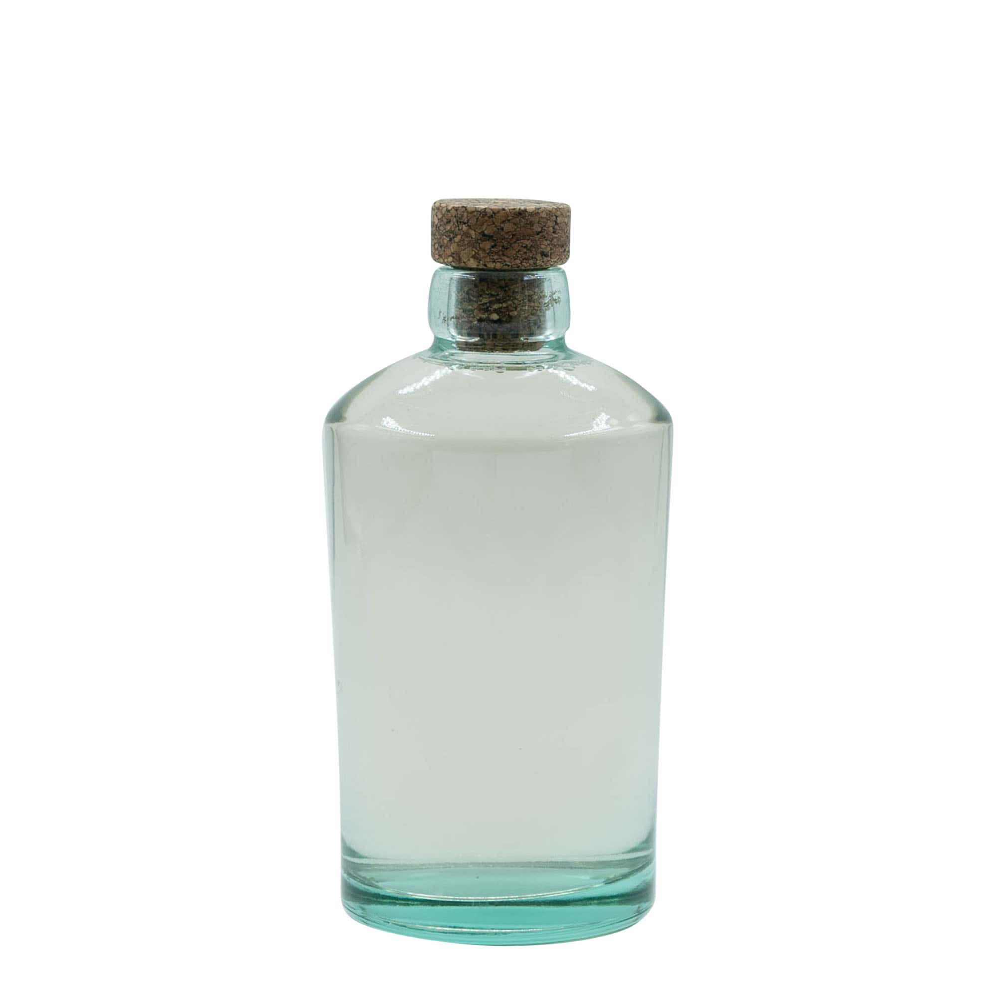 500 ml lasipullo 'Barrel', suu: korkki