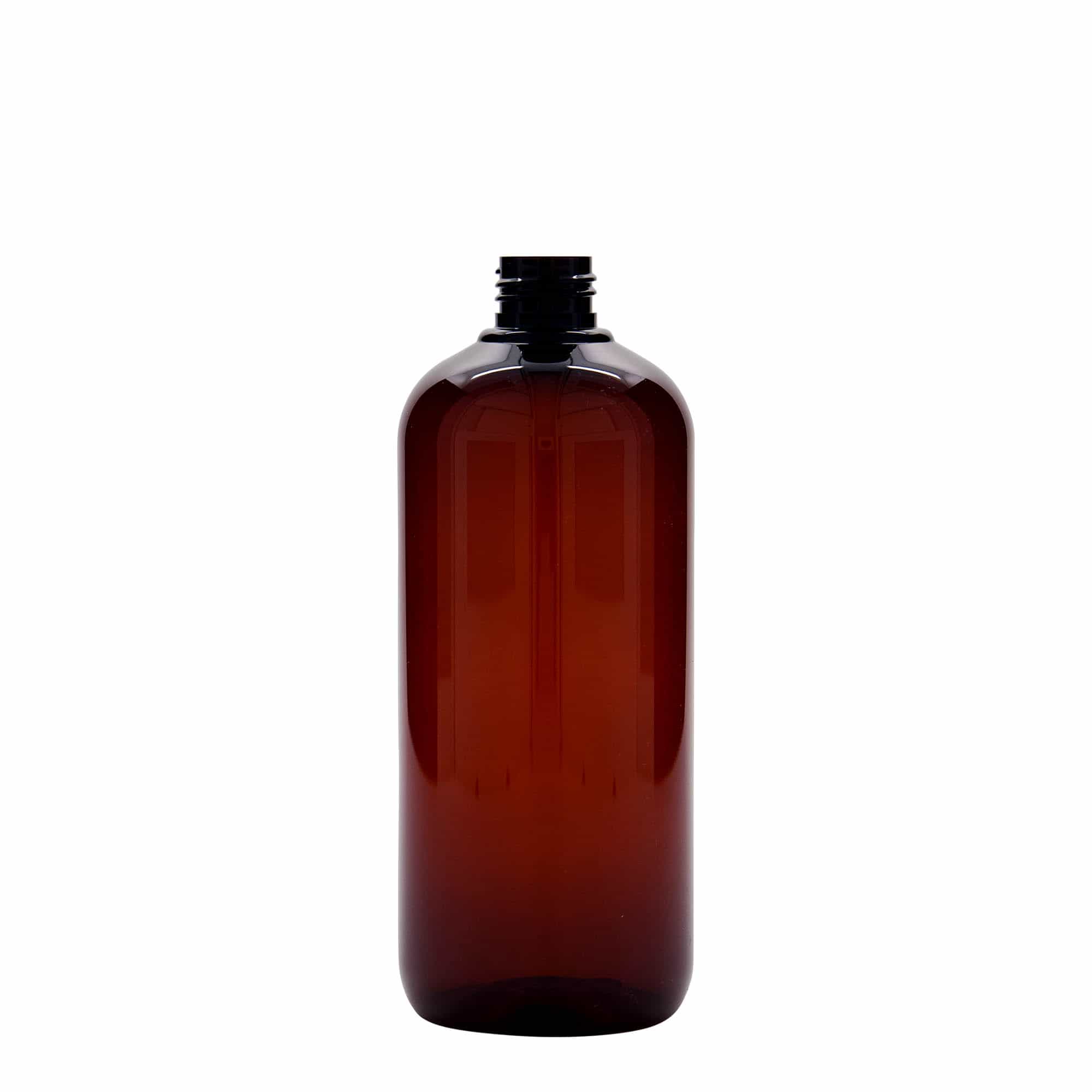 500 ml kierrätetty muovipullo 'Victor's Best', PCR, ruskea, suu: GPI 24/410