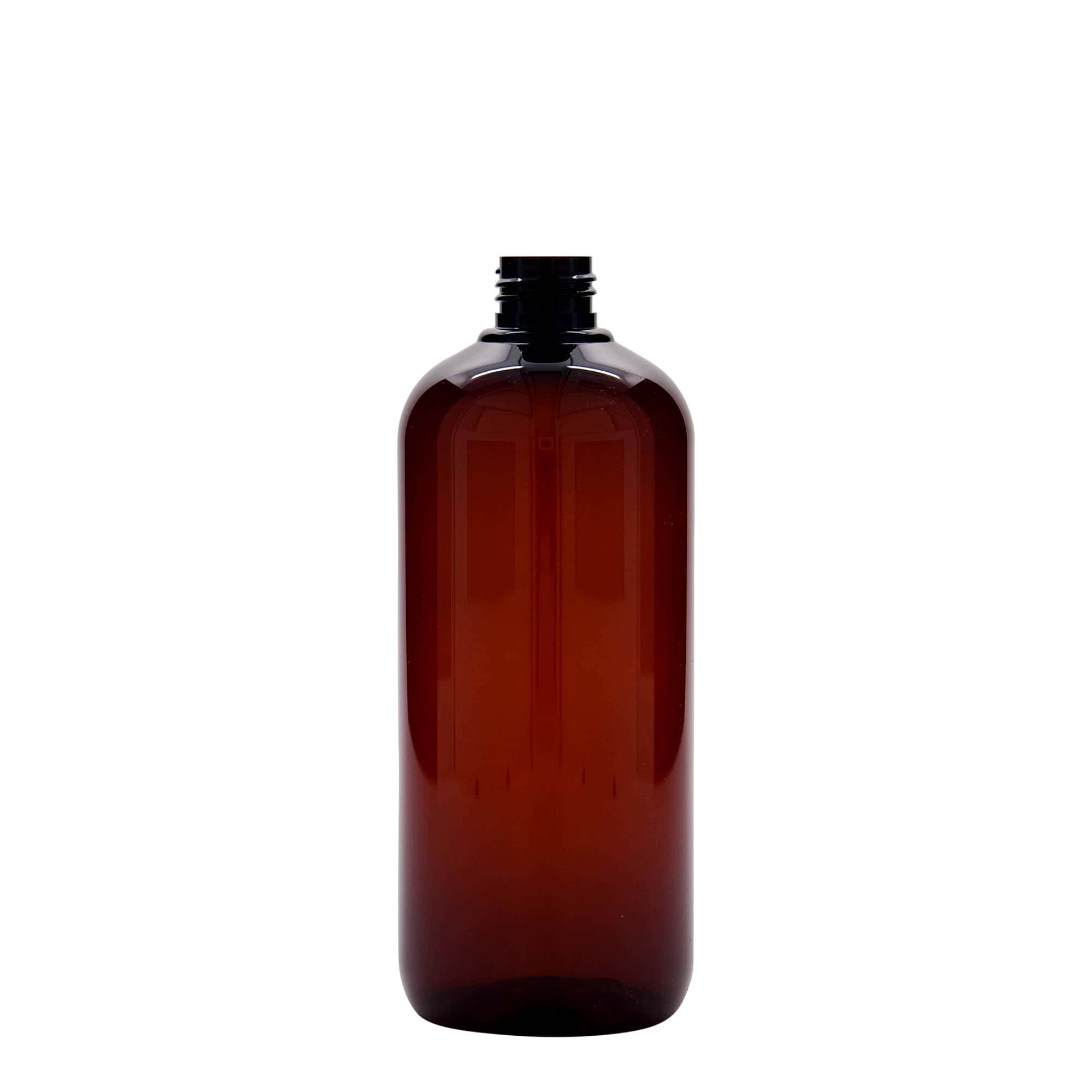 500 ml kierrätysmuovipullo 'Victor's Best', PCR, ruskea, suuaukko: 24/410