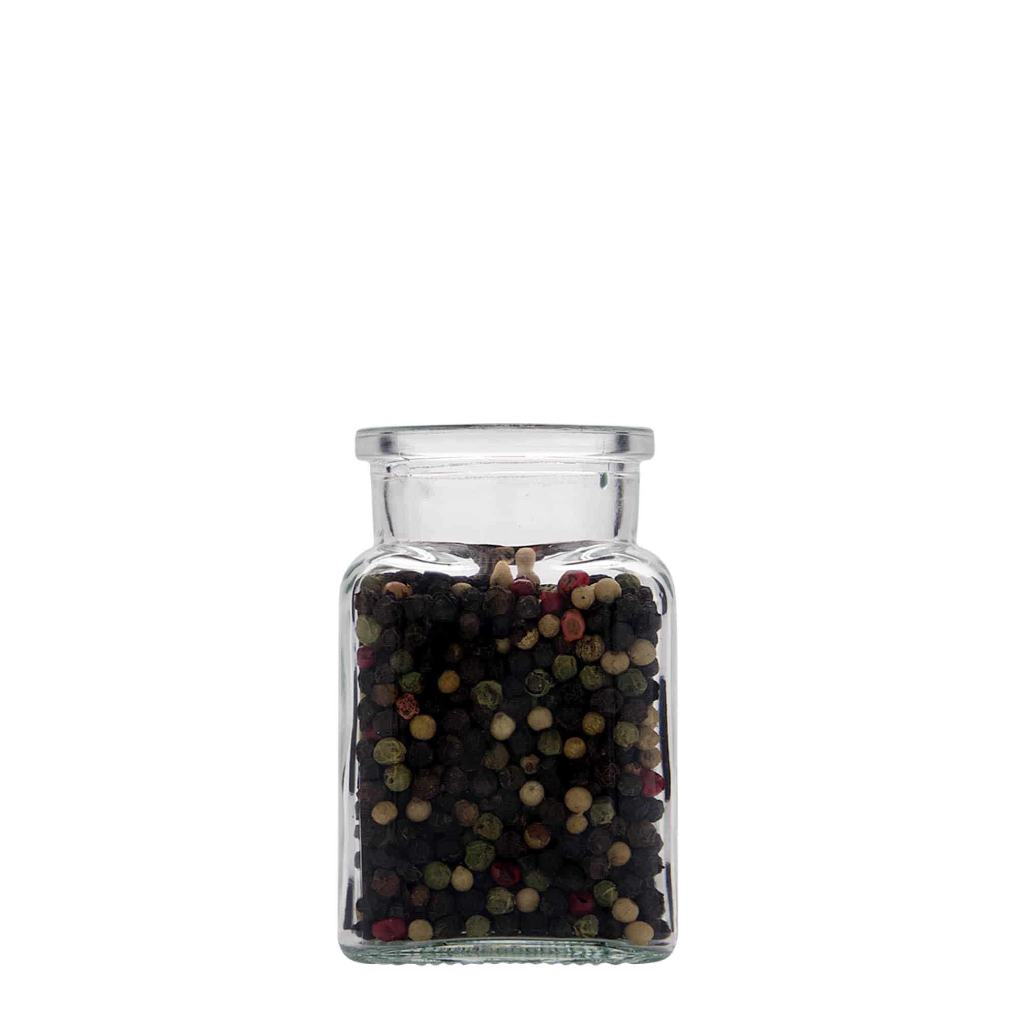 150 ml korkkilasi, neliskulmainen, suuaukko: korkki 150 ml korkkilasi, neliskulmainen, suuaukko: korkki
