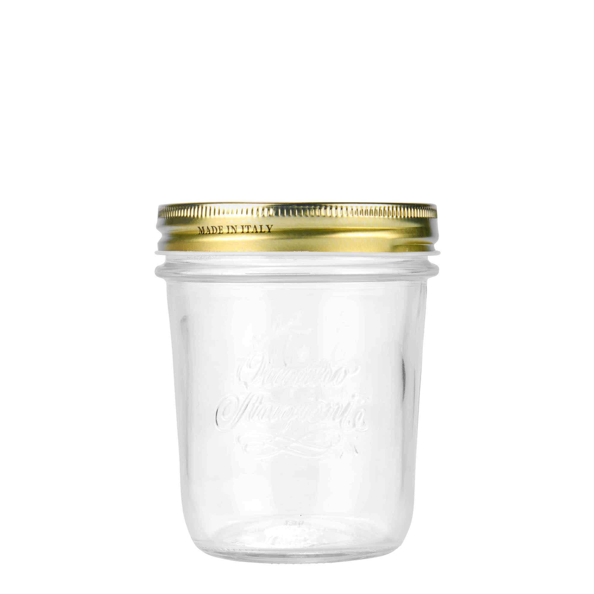320 ml sylinterimäinen lasipurkki 'Quattro Stagioni', suu: Kierrekorkki 320 ml sylinterimäinen lasipurkki 'Quattro Stagioni', suu: Kierrekorkki