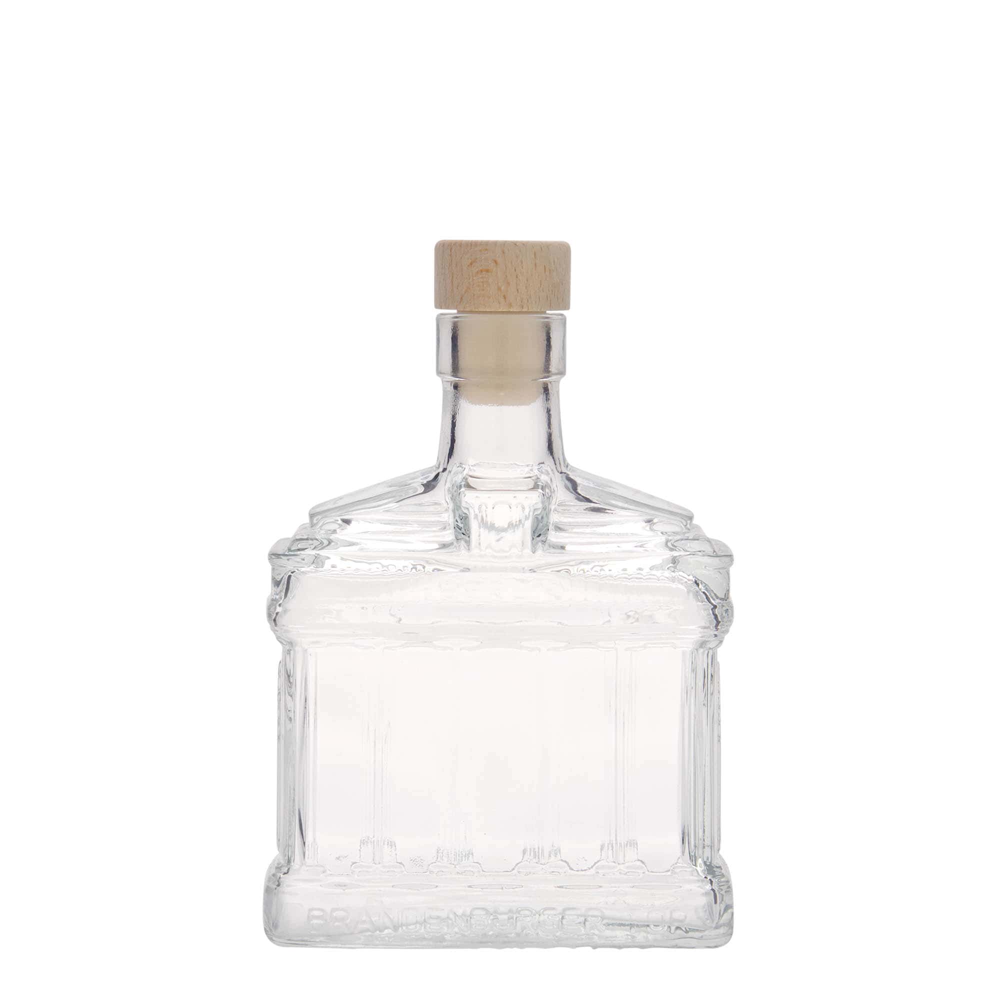 200 ml lasipullo 'Brandenburger Tor', suu: korkki