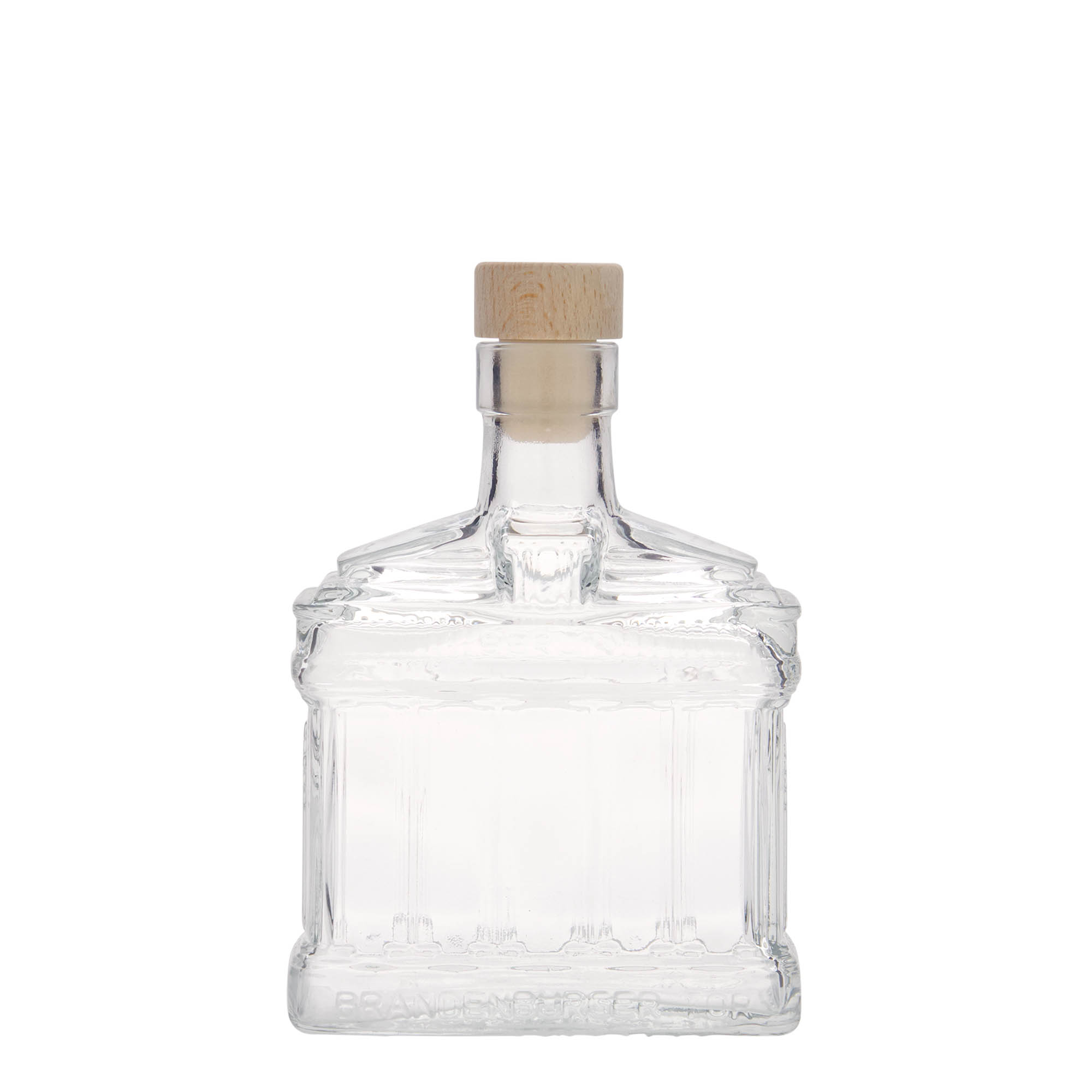 200 ml lasipullo 'Brandenburger Tor', suuaukko: korkki