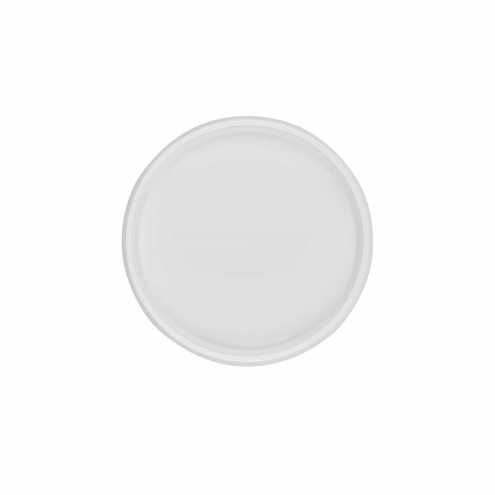 Kansi 0,6 l ämpärille, PP-muovi, valk.