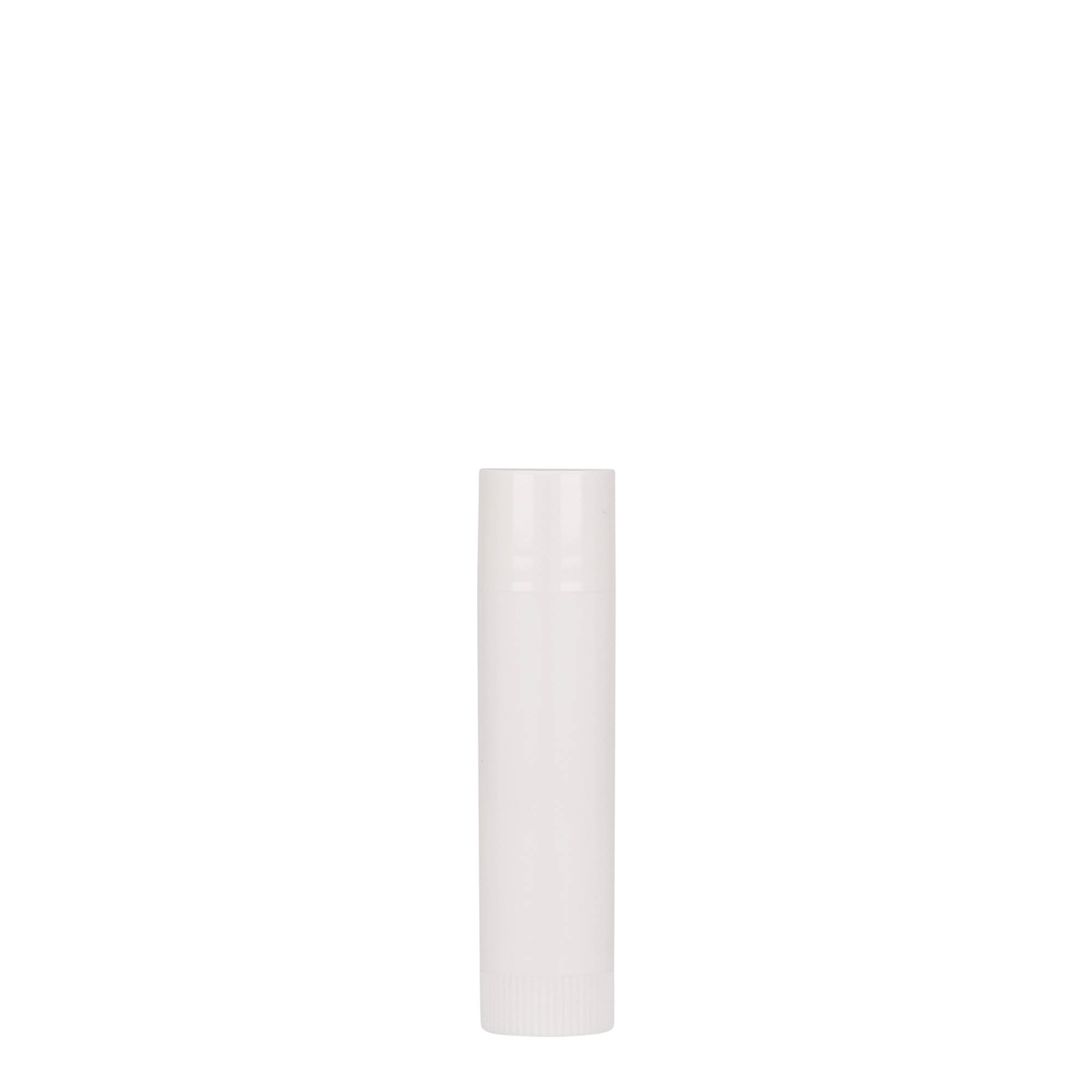 6 ml huulipunasylinteri, PP-muovi, valkoinen