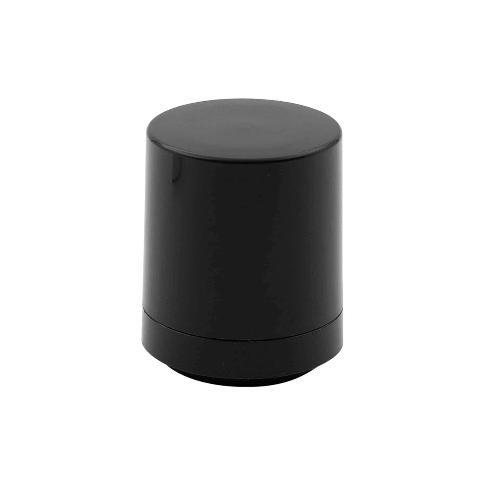 Airless Dispenser -pumppupää 'Mezzo', PP-muovi, musta