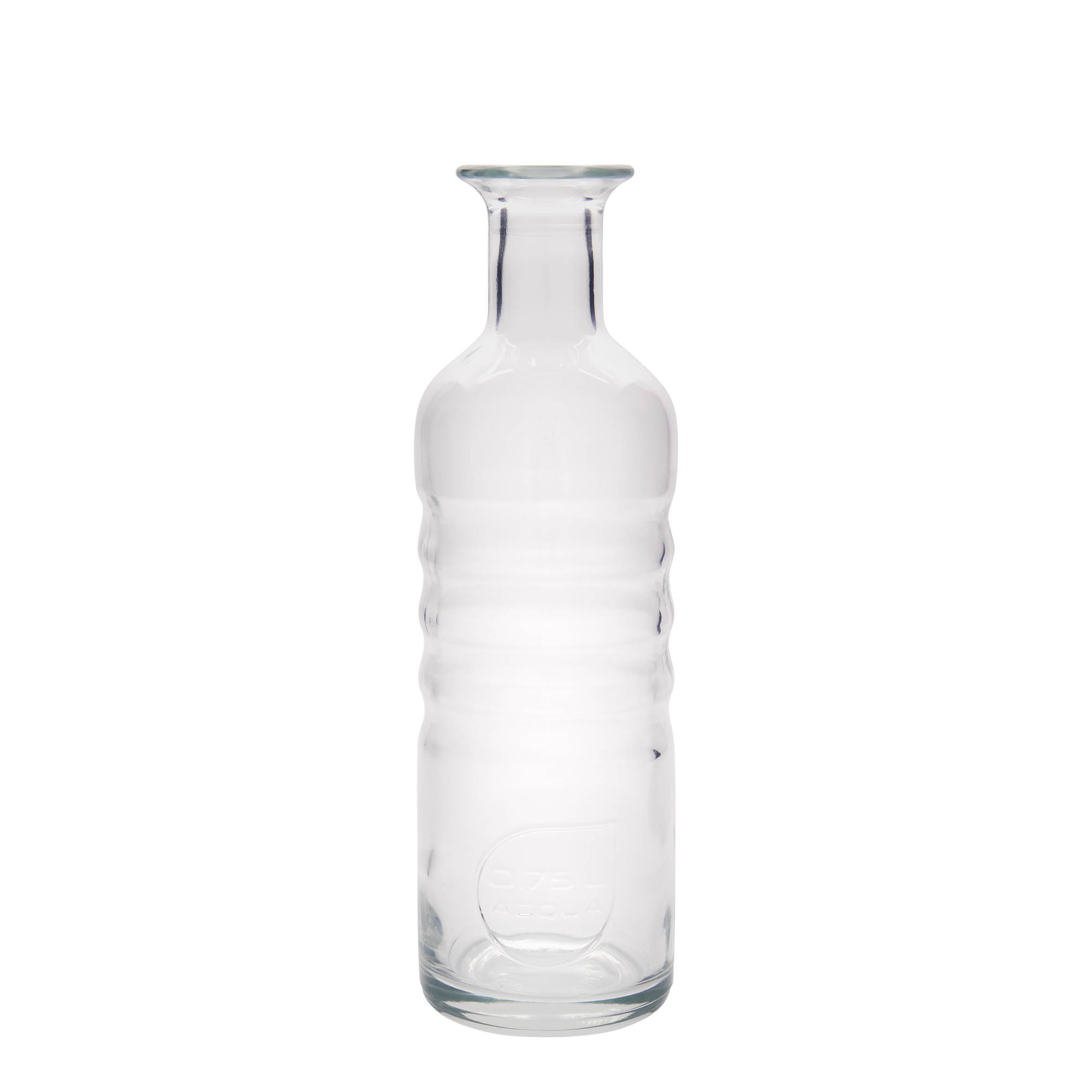 750 ml lasipullo 'Optima Acqua', suuaukko: korkki