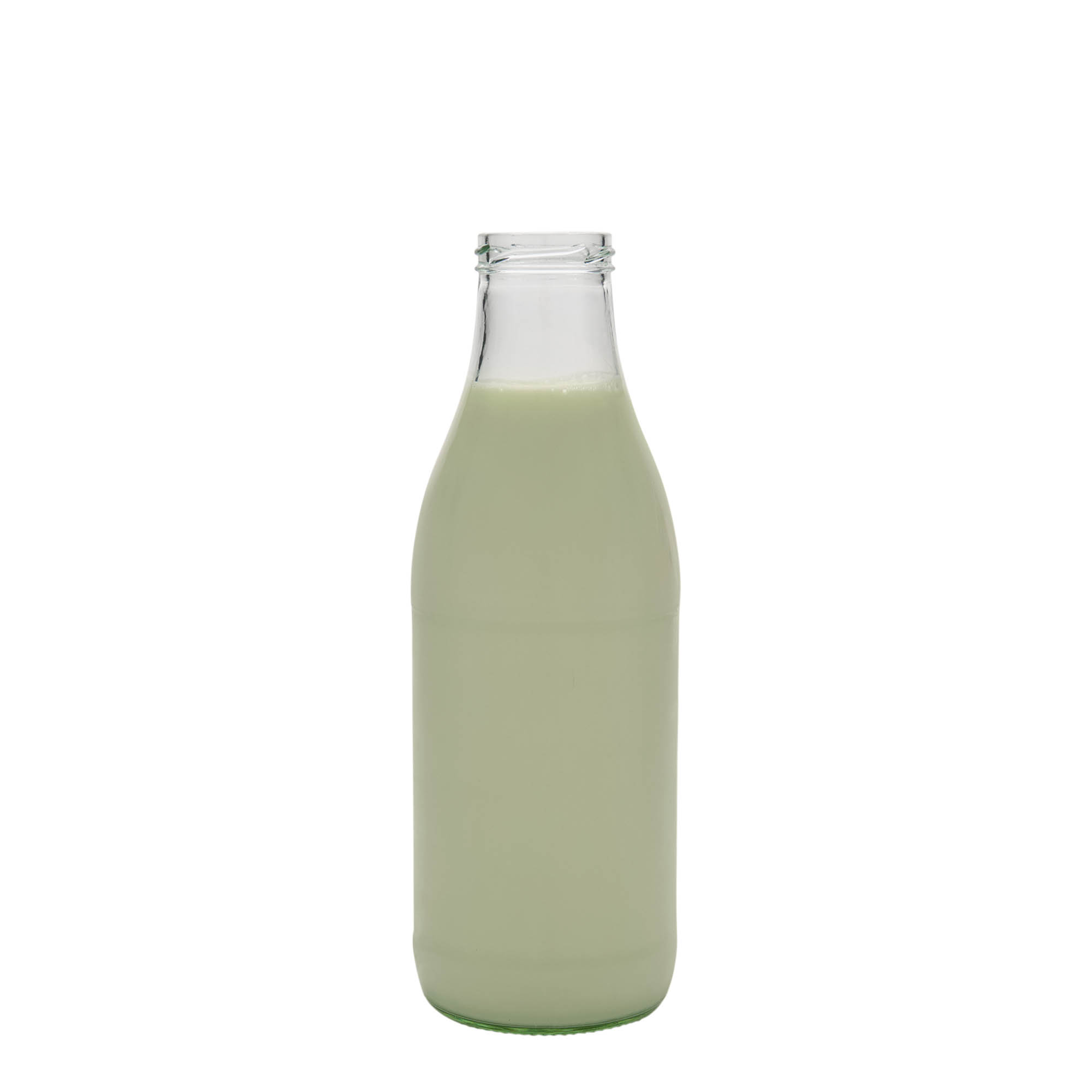 1 000 ml Lorenzo-pullo leveällä kaulalla, suuaukko: Twist-off (TO 48)