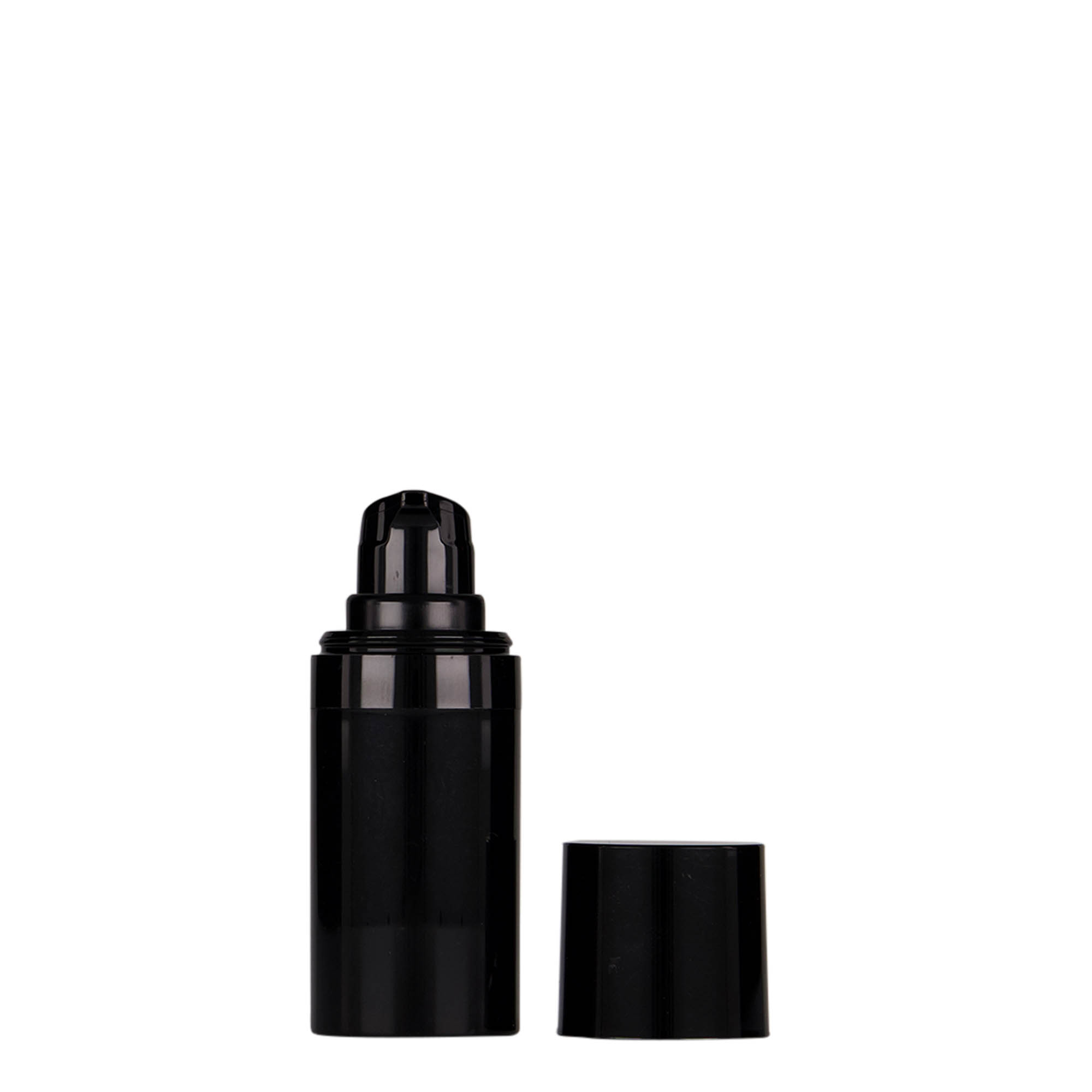 15 ml Airless-annostelija 'Micro', PP-muovi, musta 15 ml Airless-annostelija 'Micro', PP-muovi, musta