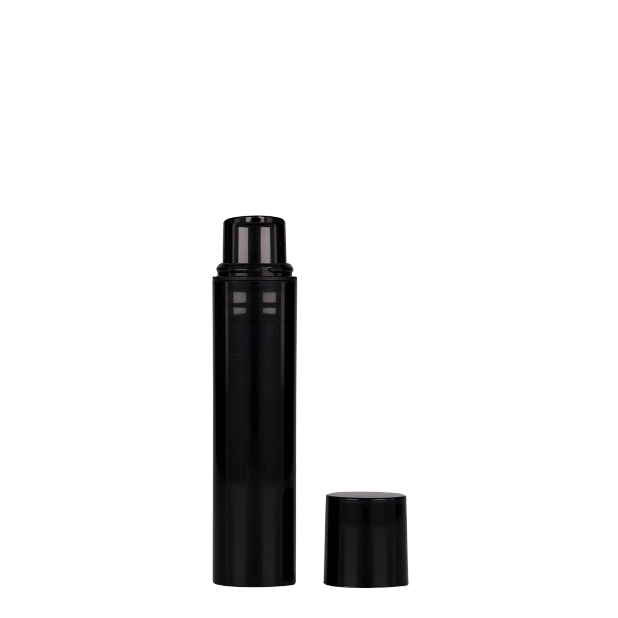 15 ml Airless-annostelija 'Nano', PP-muovi, musta 15 ml Airless-annostelija 'Nano', PP-muovi, musta
