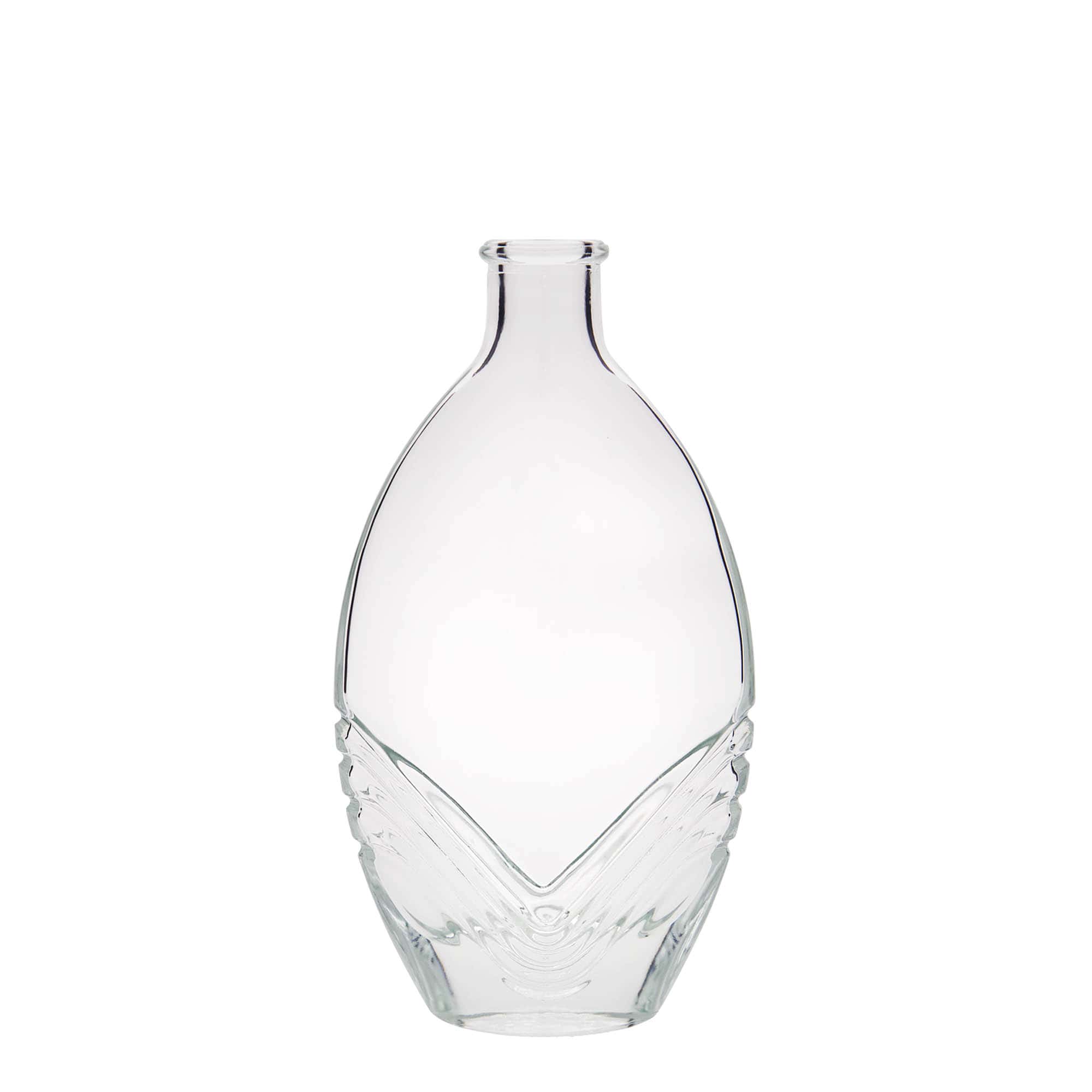 200 ml lasipullo 'Florence', soikea, suuaukko: korkki
