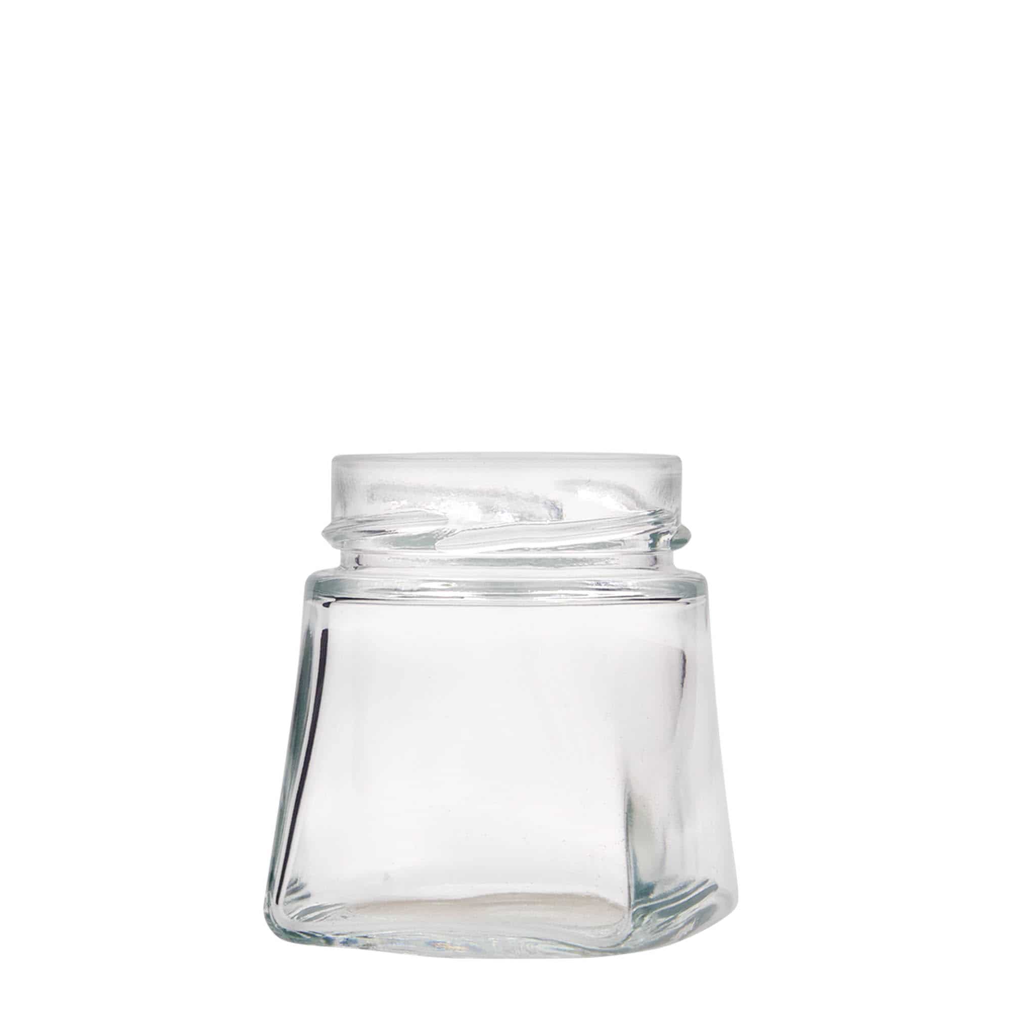 212 ml nelikulm. lasi 'Luxor', suu: Deep-Twist-Off (DTO 63)