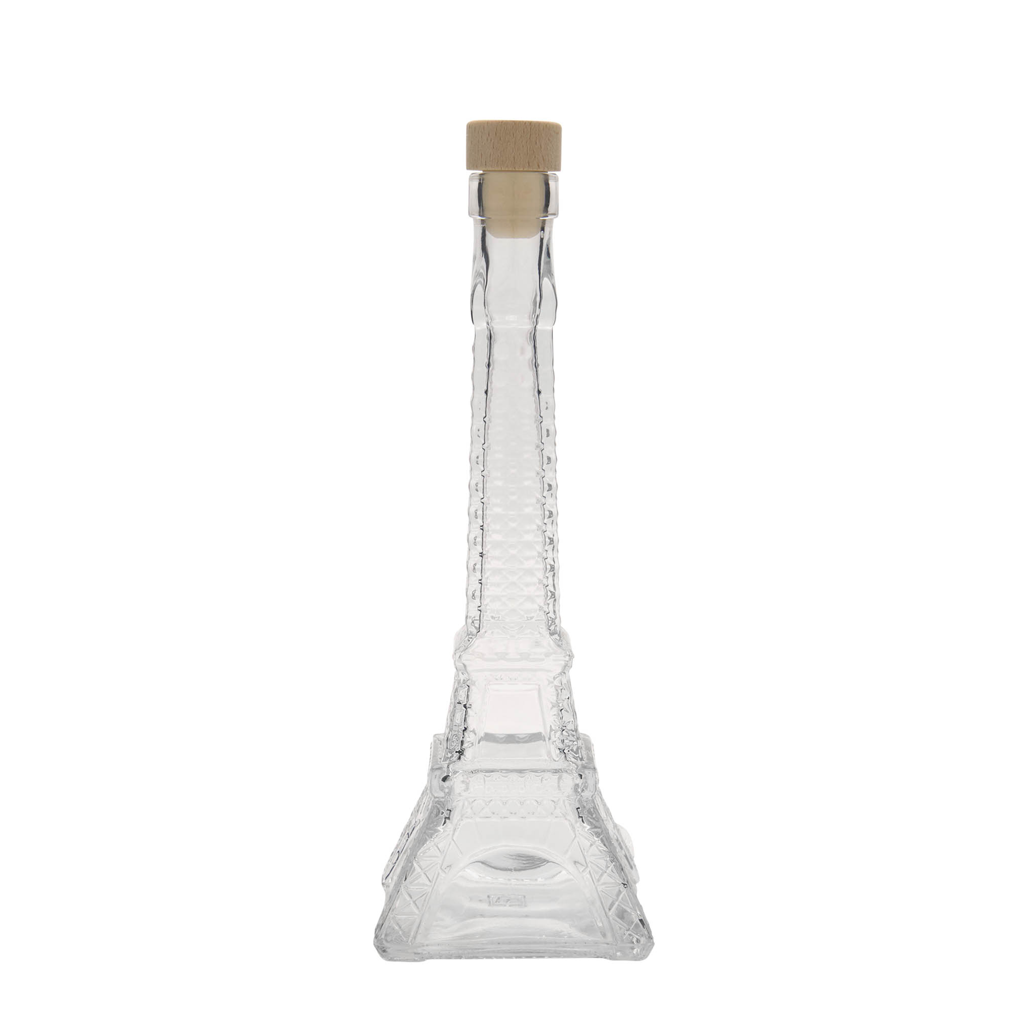 200 ml lasipullo 'Eiffeltorni', suuaukko: korkki 200 ml lasipullo 'Eiffeltorni', suuaukko: korkki