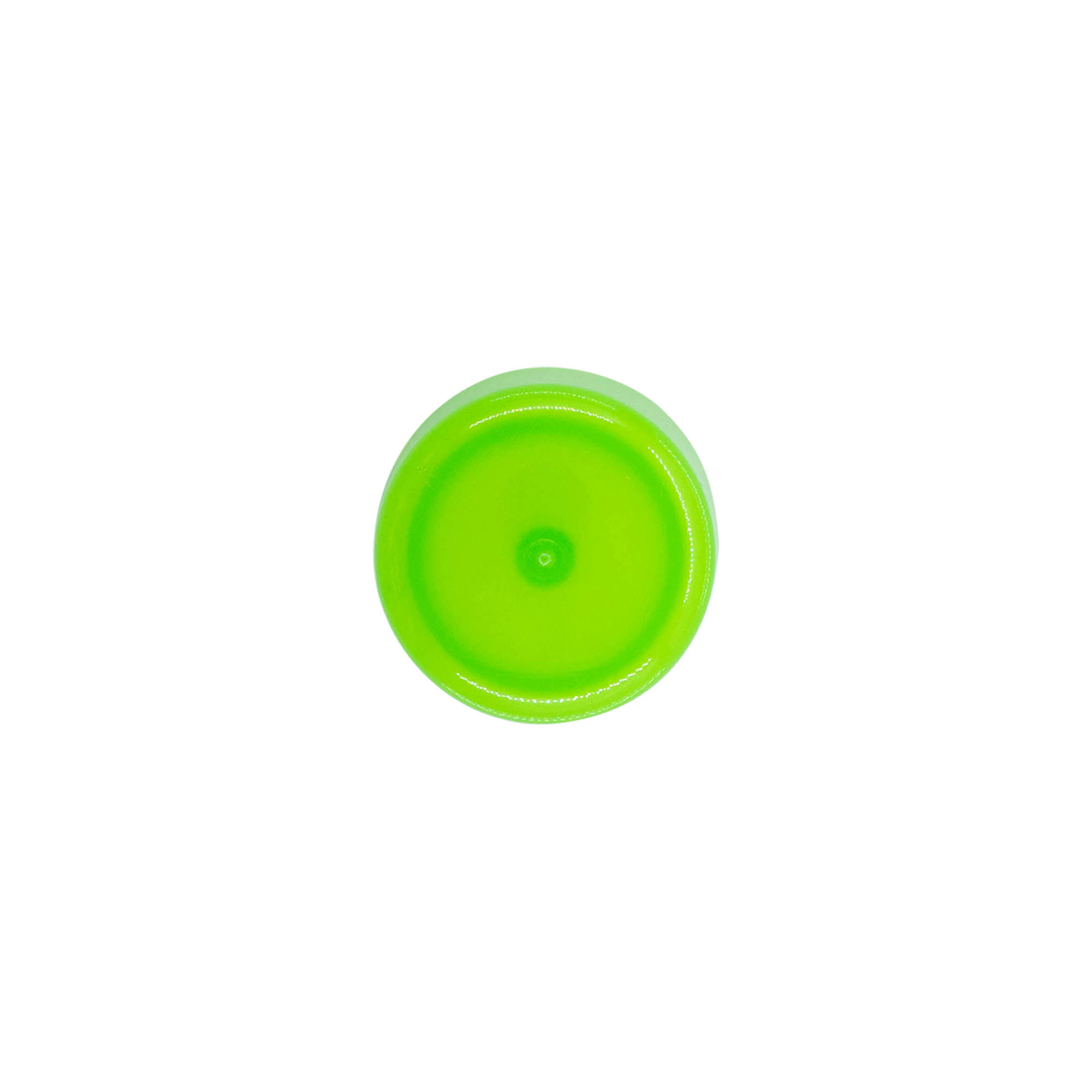 Ruuvikorkki ruiskulisällä, PP-muovia, vihreä, suukappaleelle: 24/410 Ruuvikorkki ruiskulisällä, PP-muovia, vihreä, suukappaleelle: 24/410