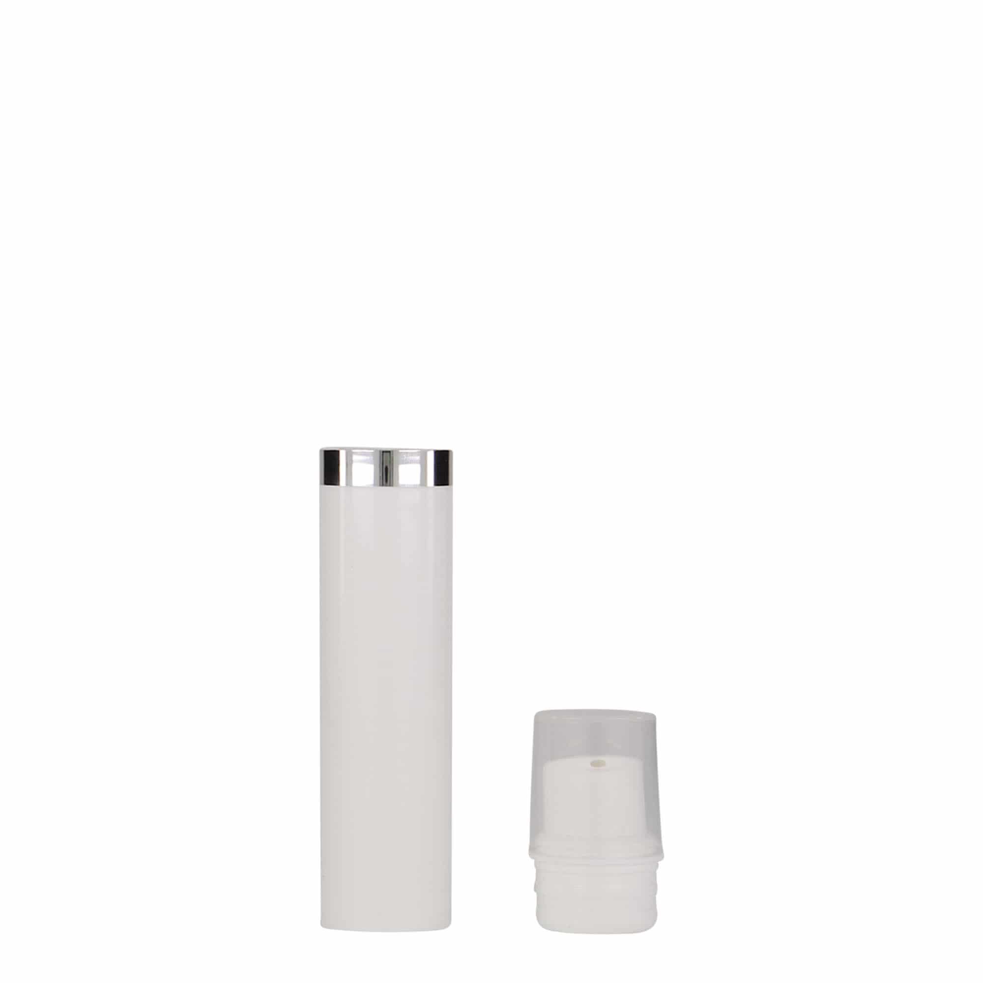 15 ml Airless-annostelija 'Nano', PP-muovi, valkoinen